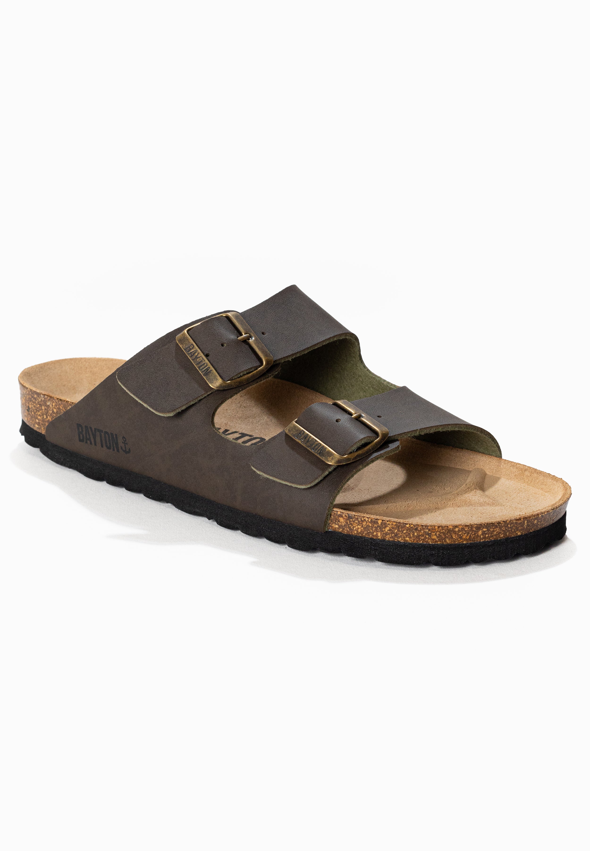 Atlas Taupe 2 Strap Sandals