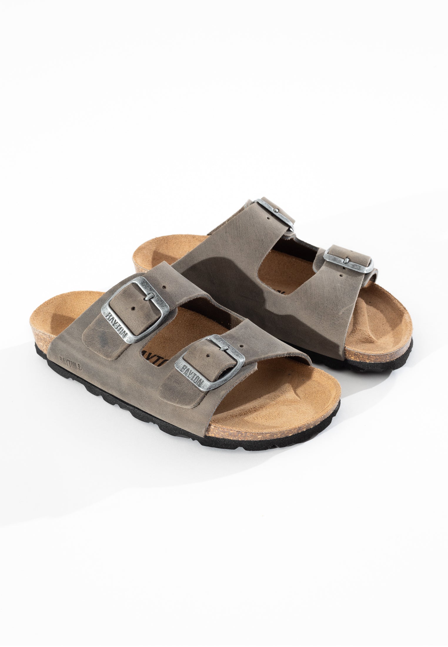 Sandales Atlas Anthracite en Cuir