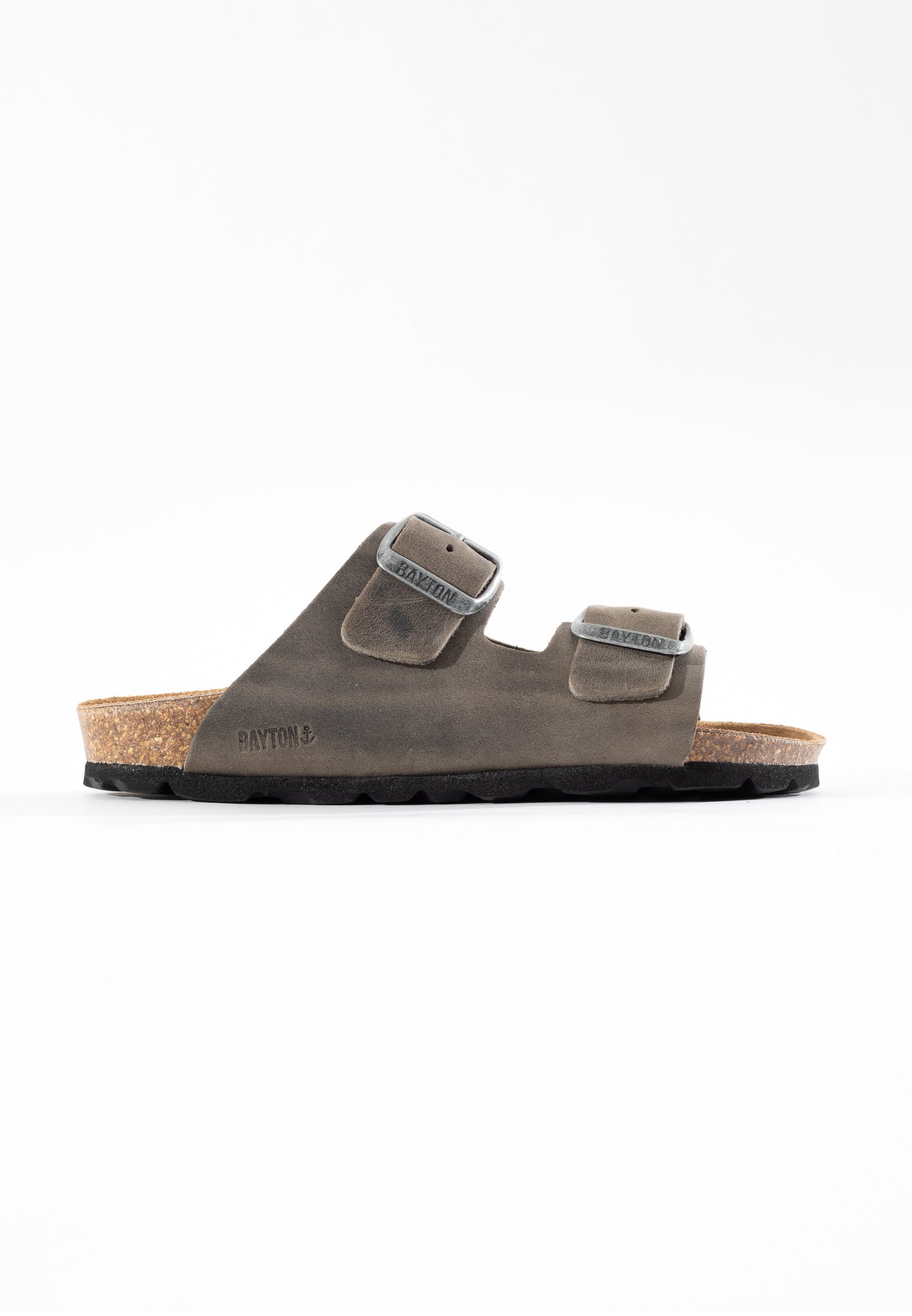 Sandales Atlas Anthracite en Cuir