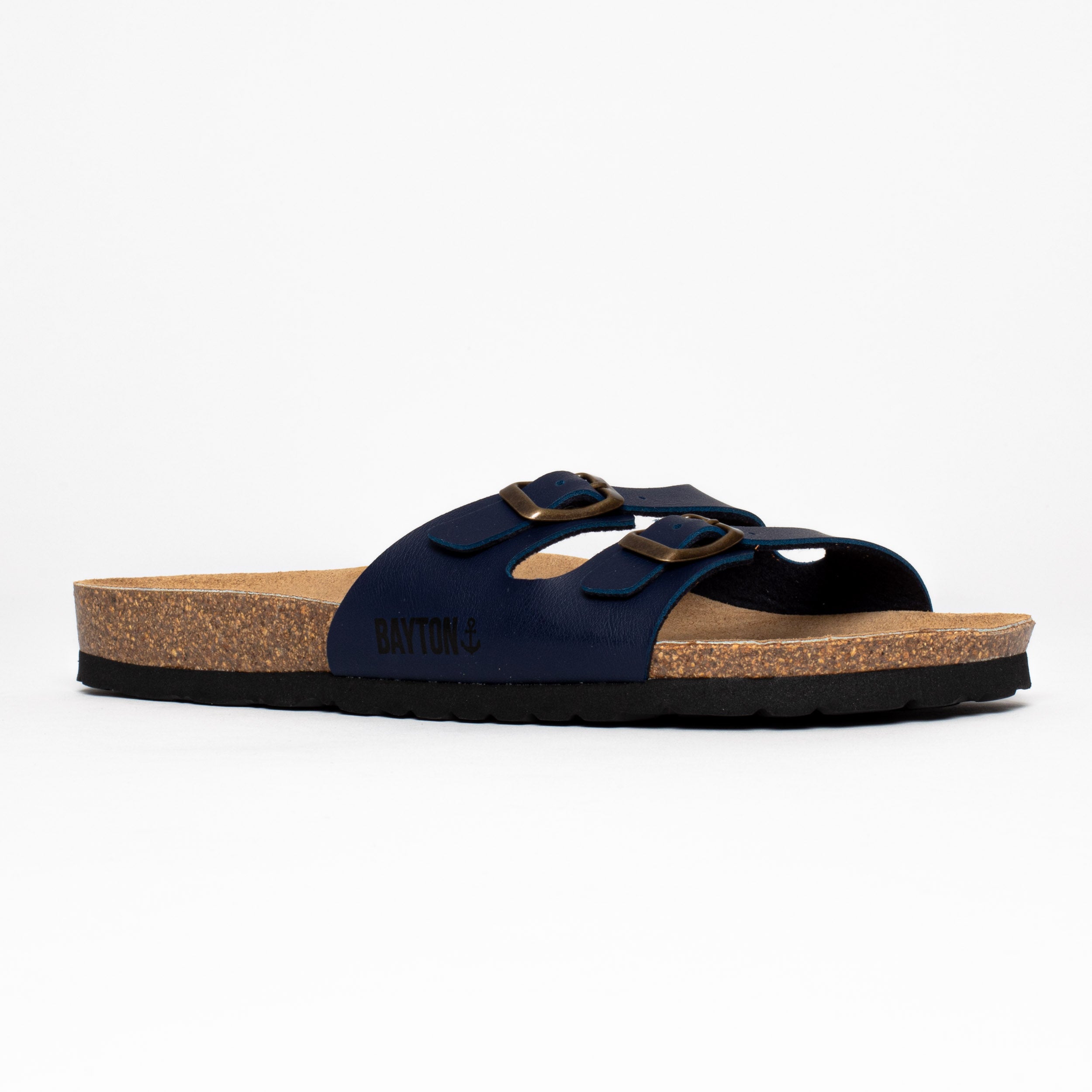 Icare Navy Blue 2 Strap Sandals