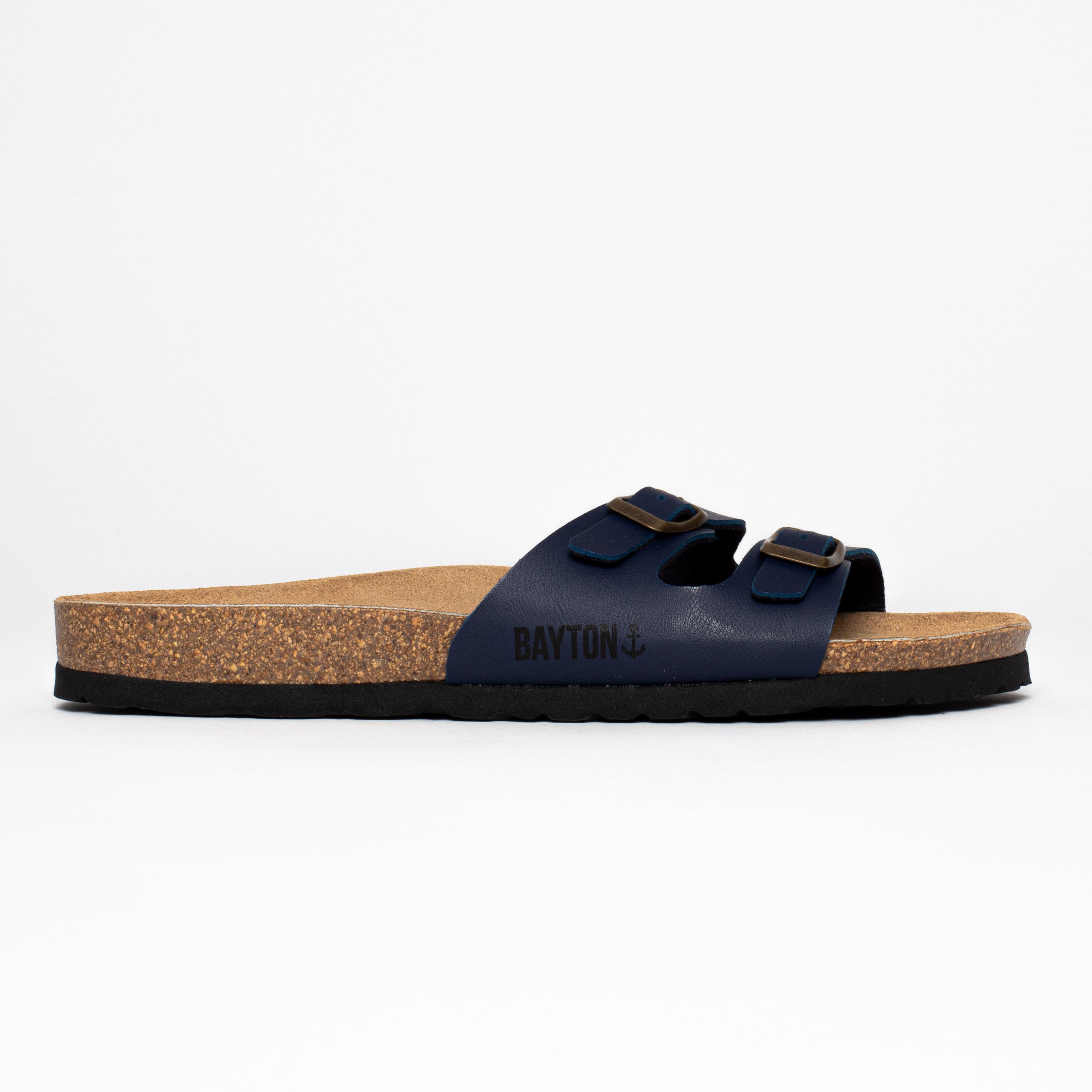 Icare Navy Blue 2 Strap Sandals