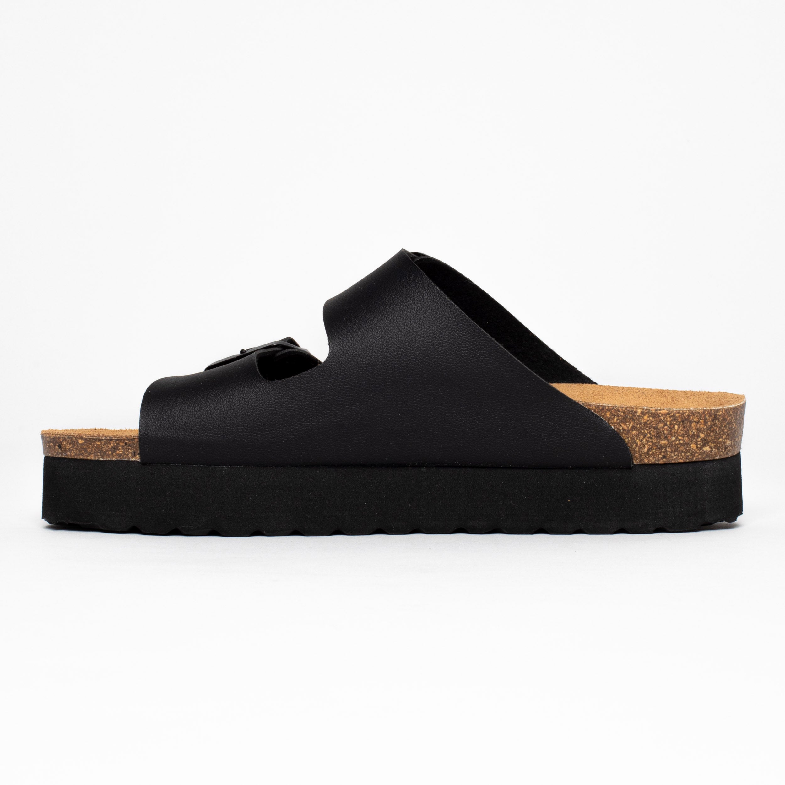 Black Japet Platform Sandals