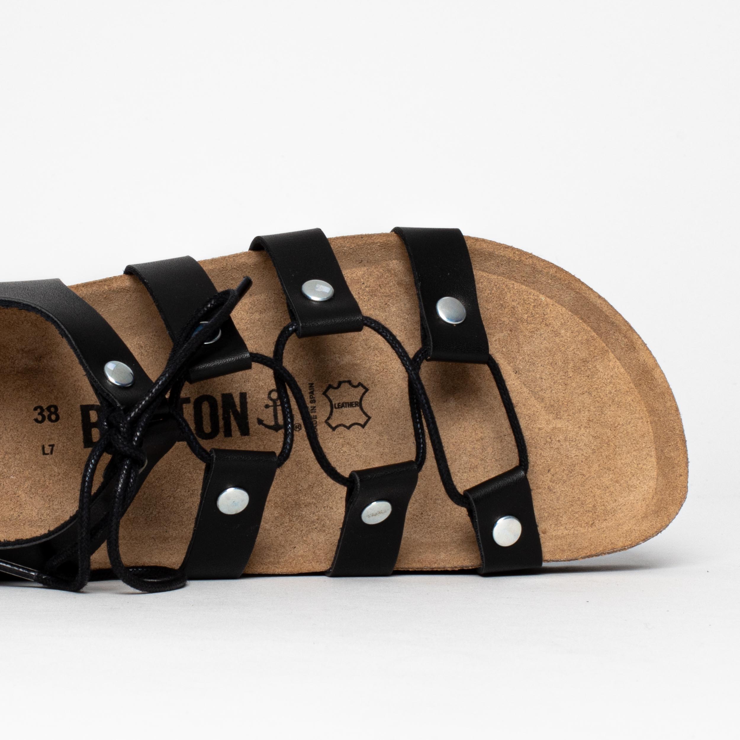 Sandalias Jaén Plataforma Negro