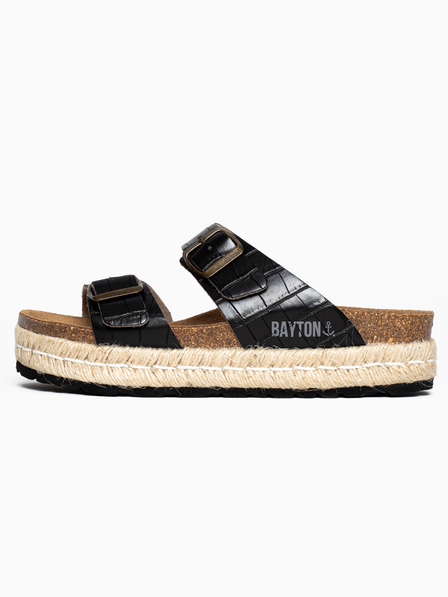 Sandalias con plataforma de peltre Alcee