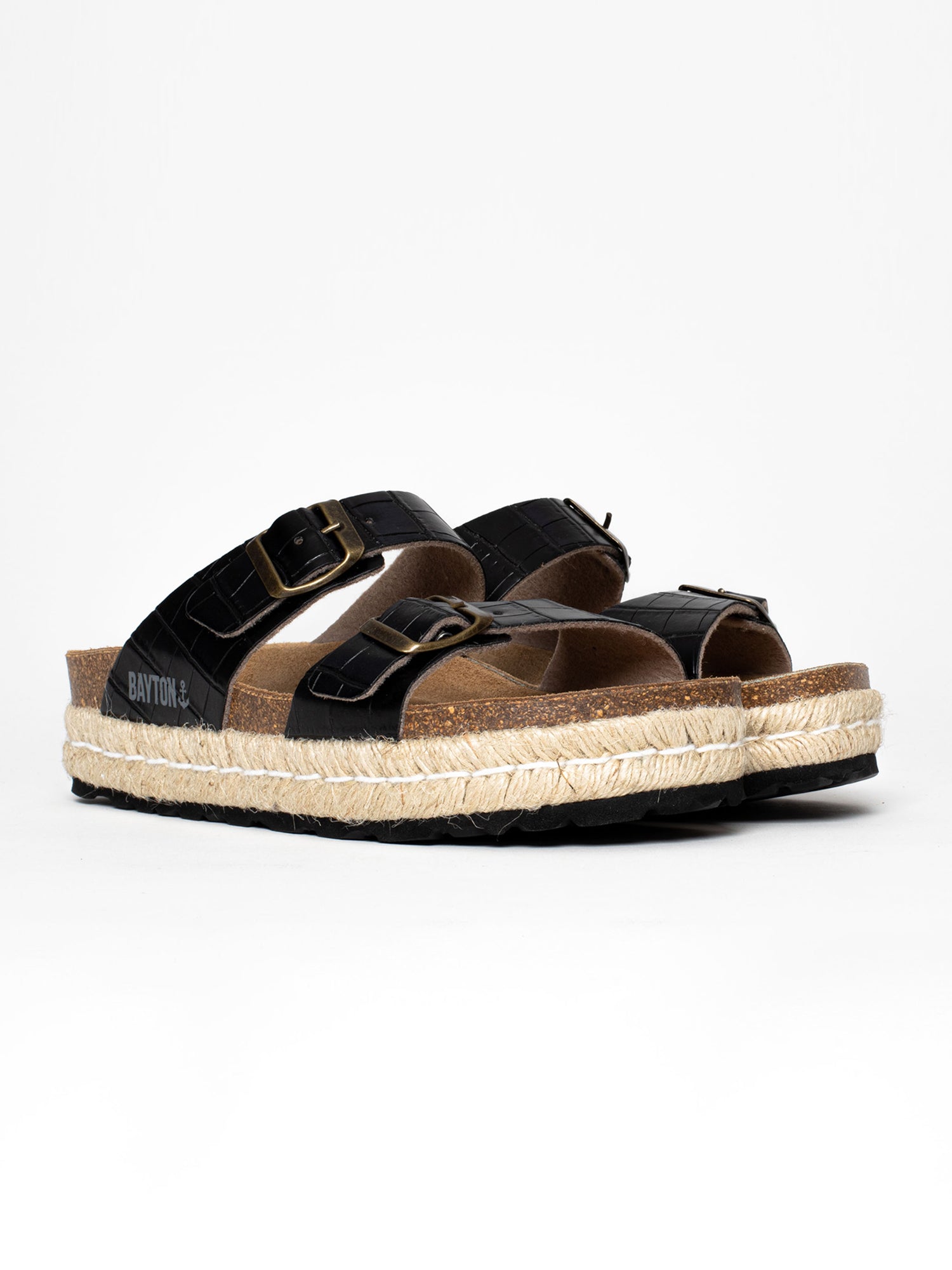 Sandalias con plataforma de peltre Alcee