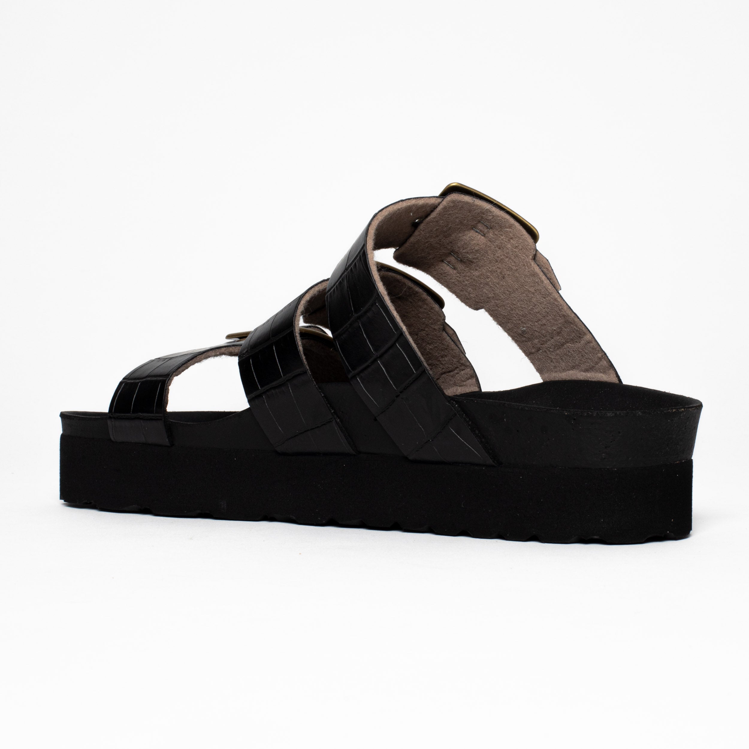 Sandalias Castelo Plataforma Negro