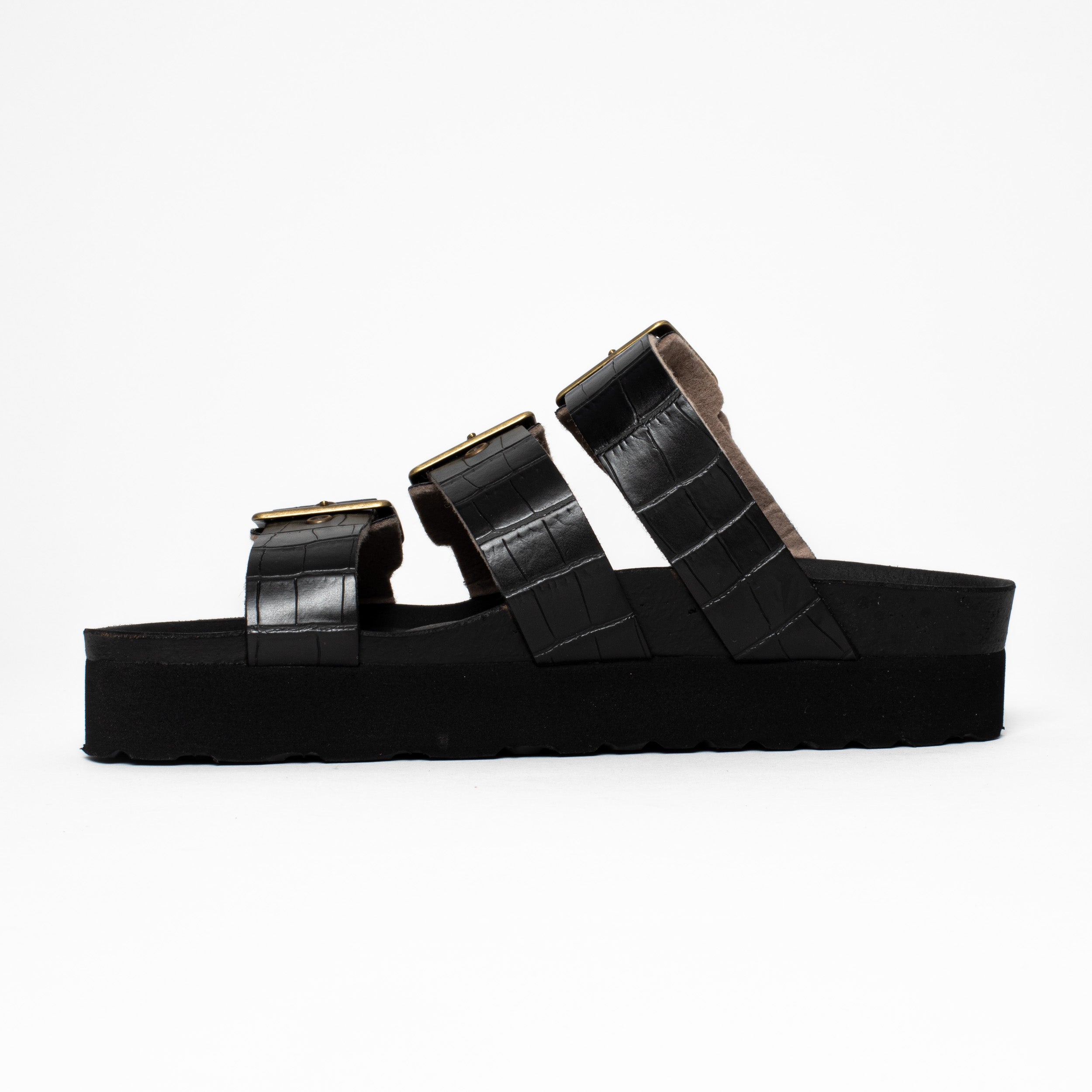 Sandalias Castelo Plataforma Negro