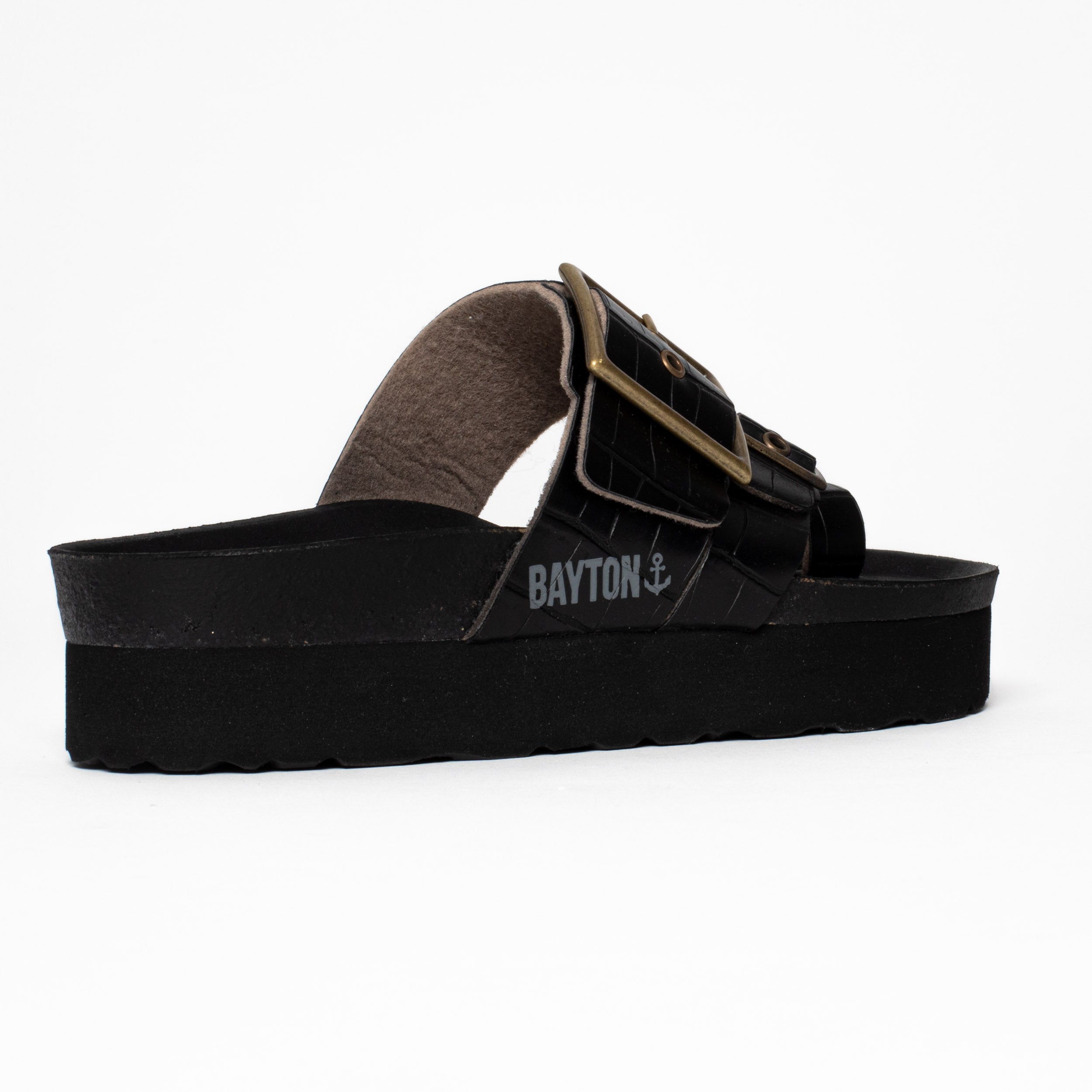 Castel Black Platform Sandals