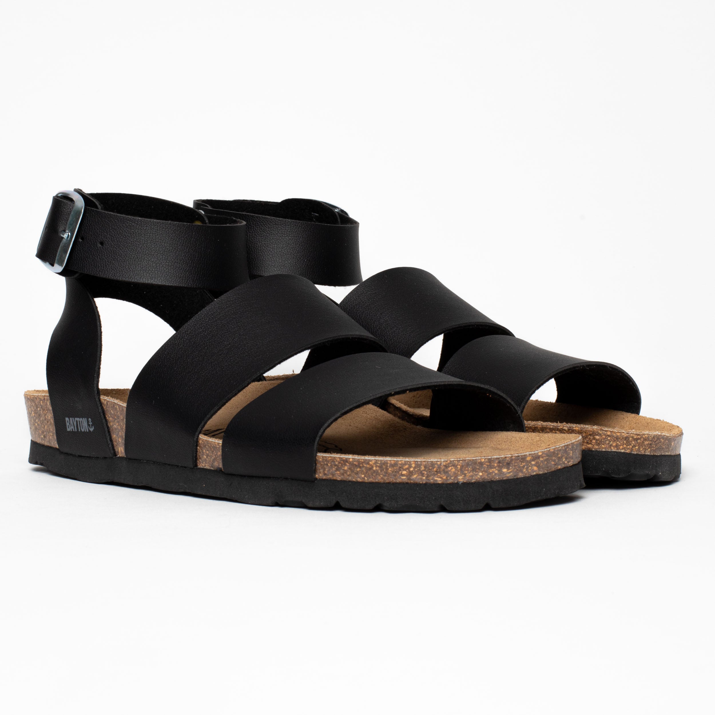 Sandalias Soria Multitiras Negro