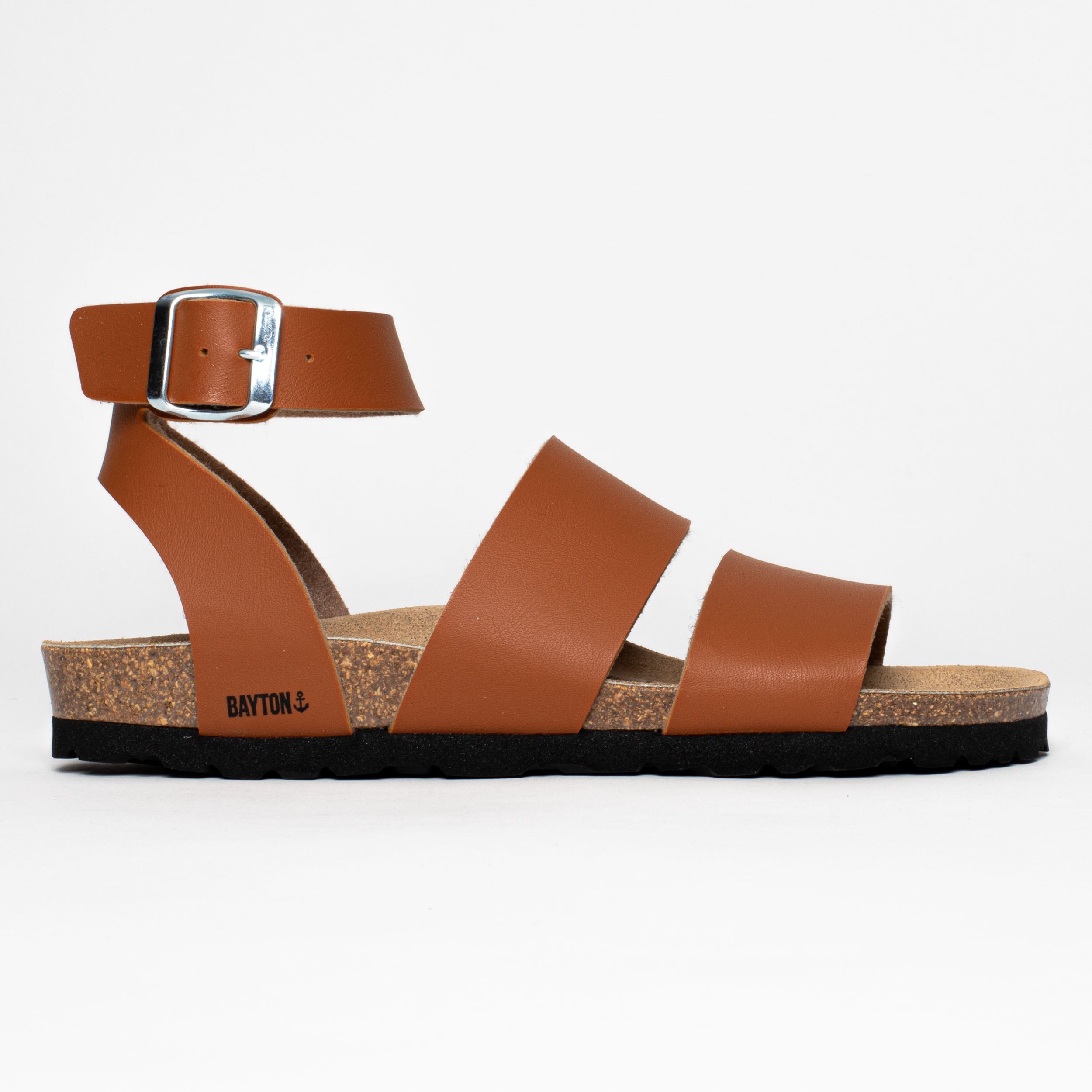 Soria Camel Multi-Strap Sandals