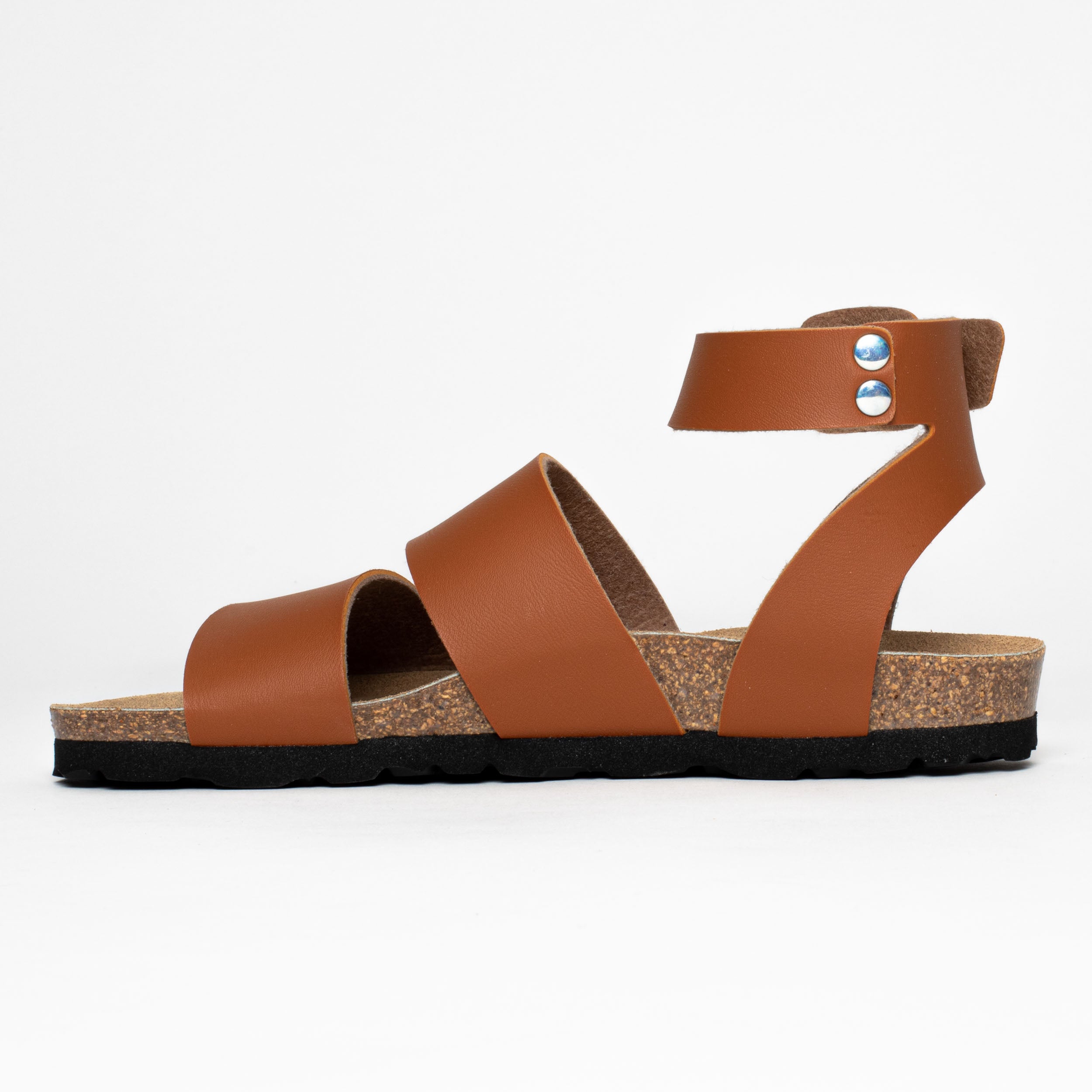 Soria Camel Multi-Strap Sandals