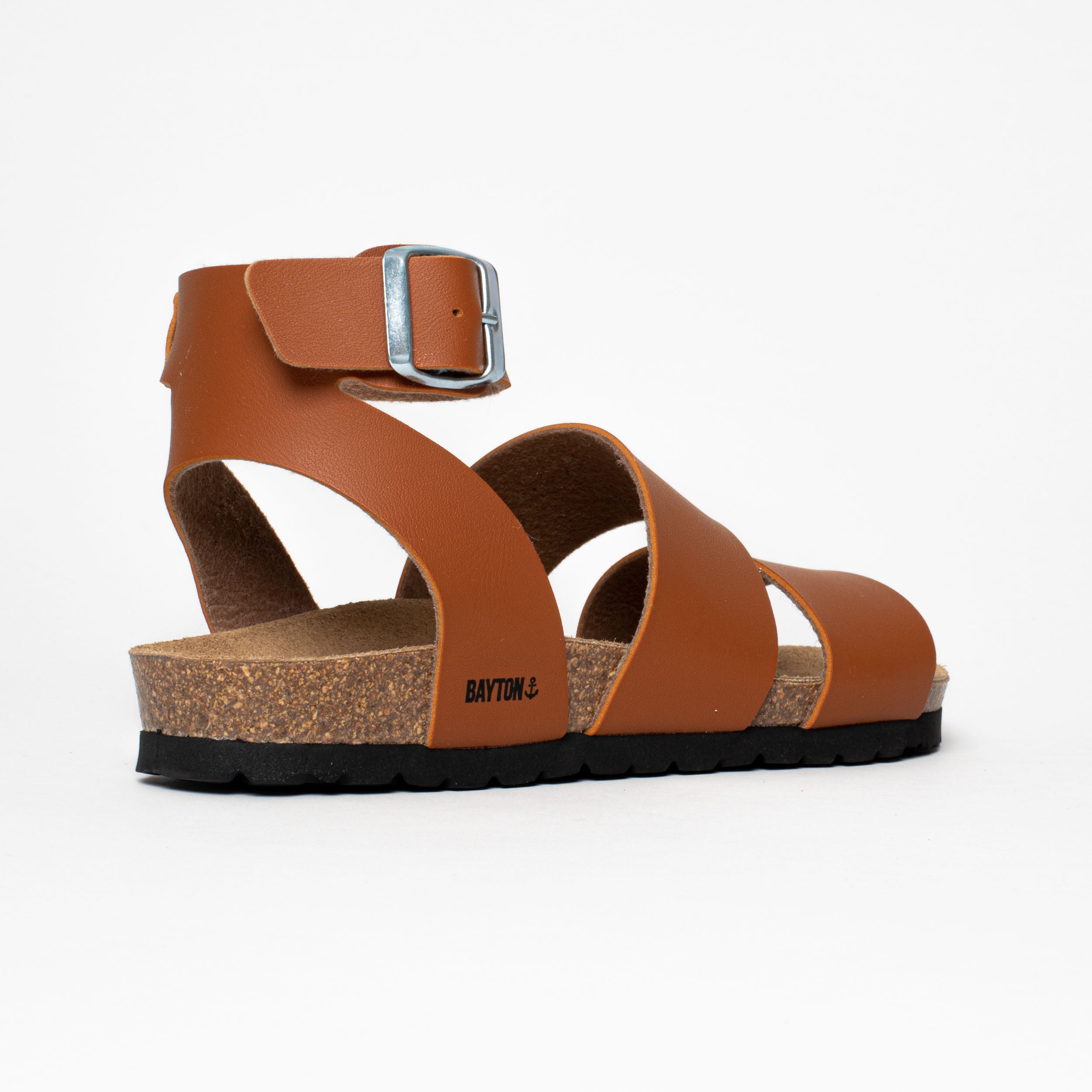 Soria Camel Multi-Strap Sandals