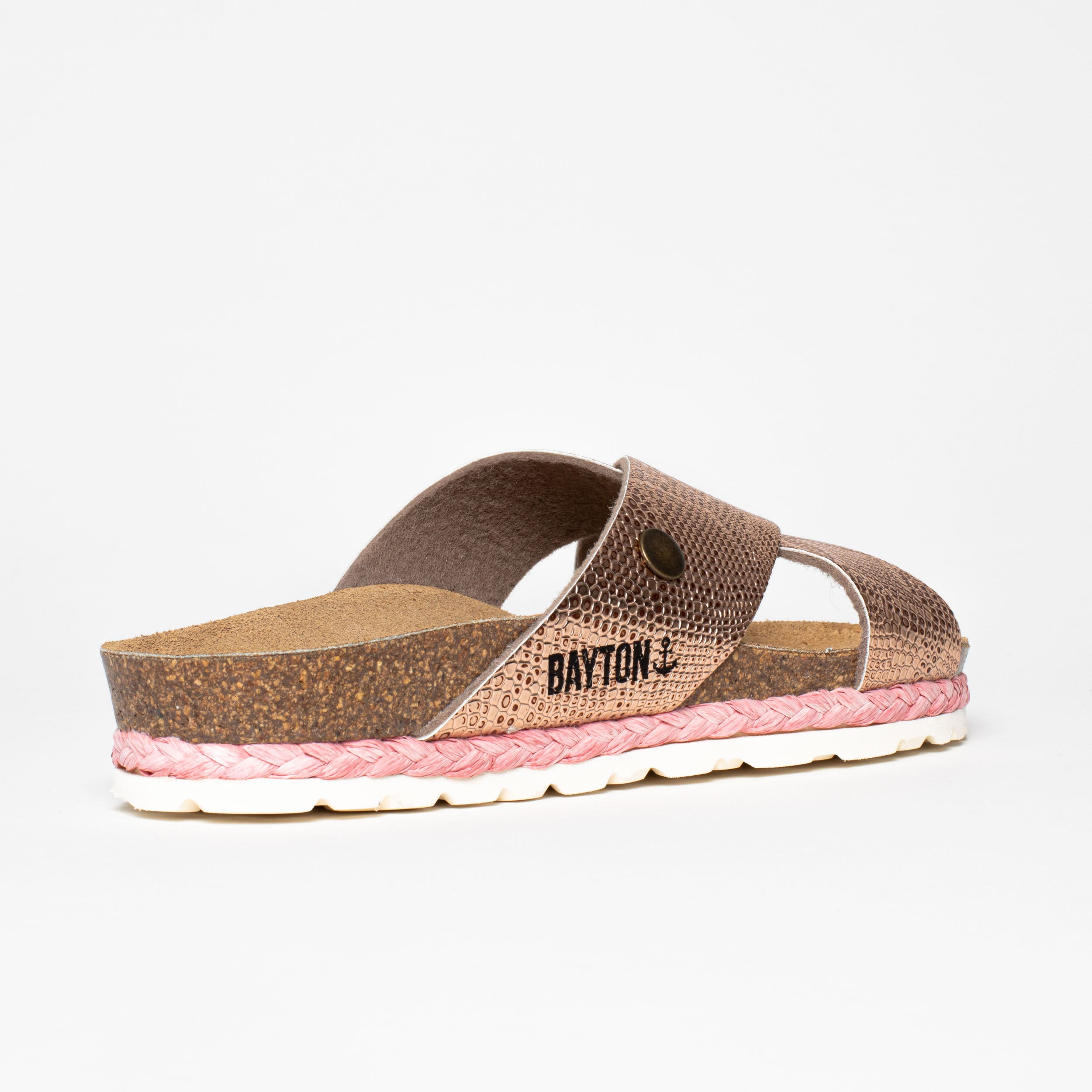 Sandalias Burgos Beige 2 Tiras