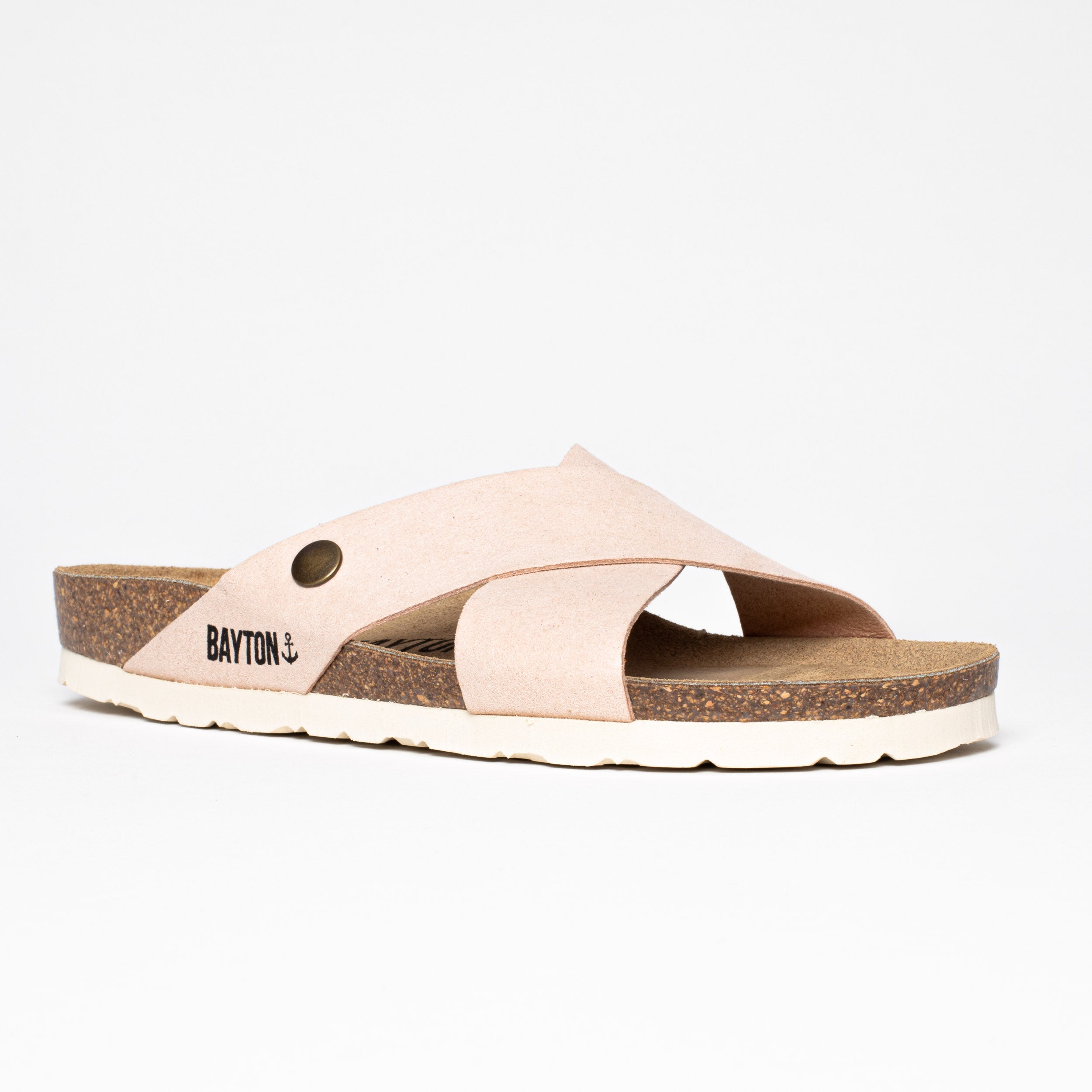 Sandalias Elche 2 Tiras Beige