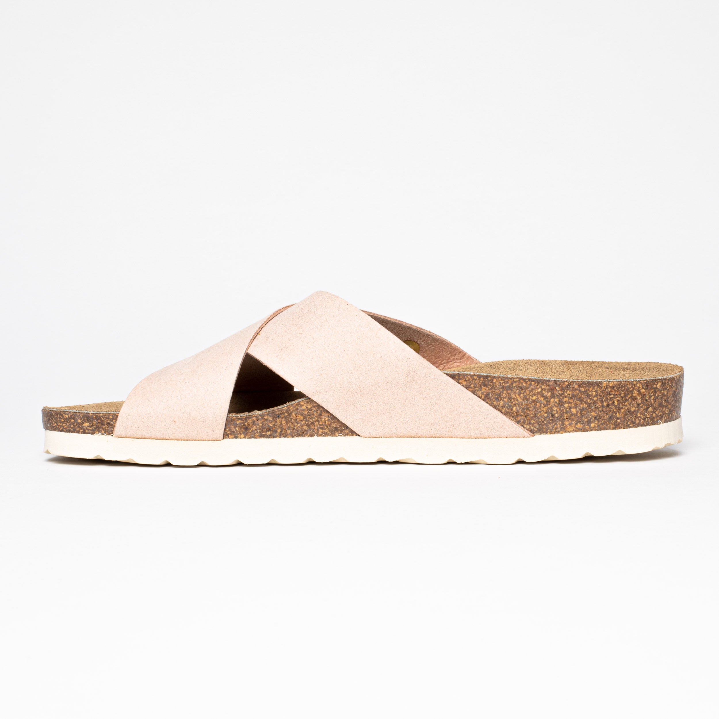 Sandalias Elche 2 Tiras Beige