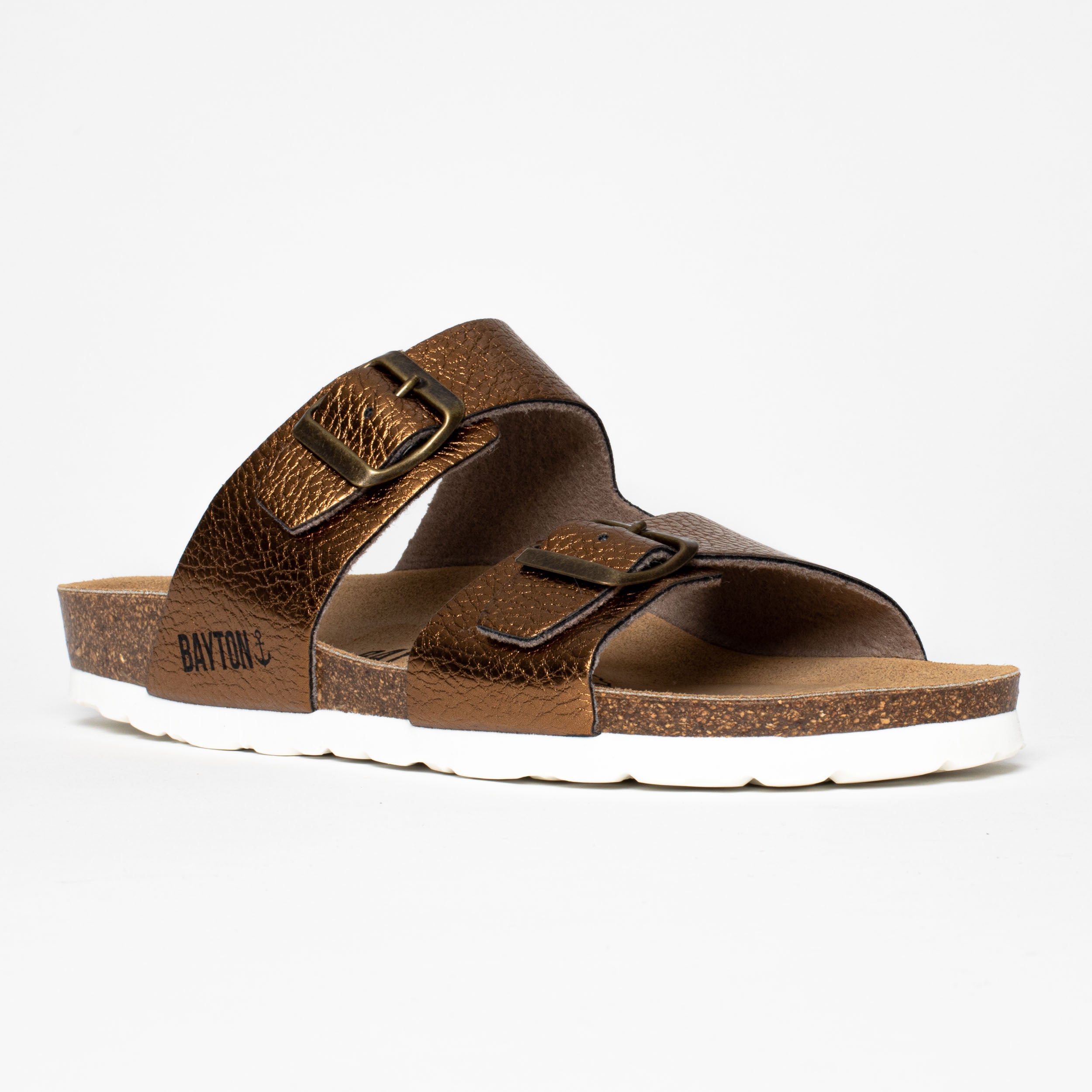 Pura Bronze 2 Strap Sandals