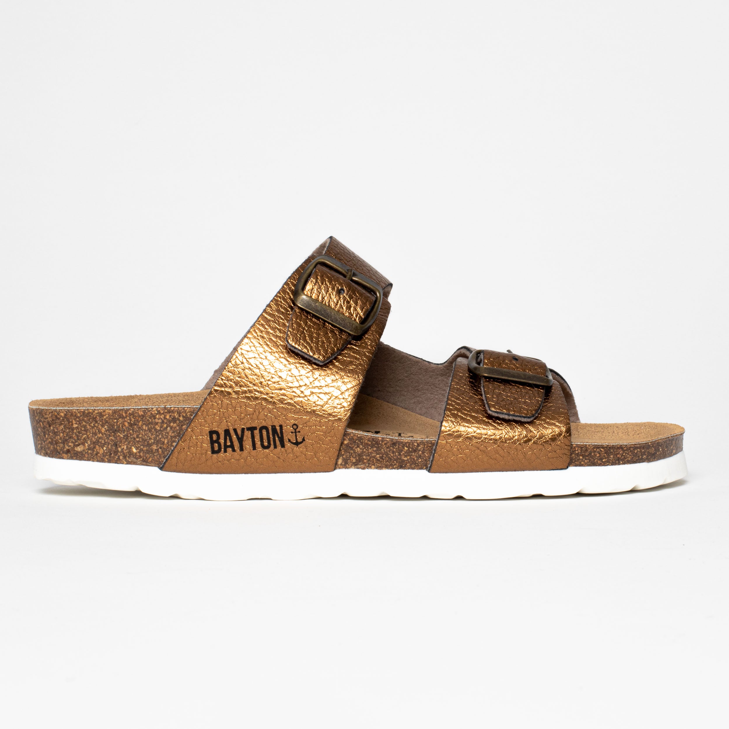 Pura Bronze 2 Strap Sandals