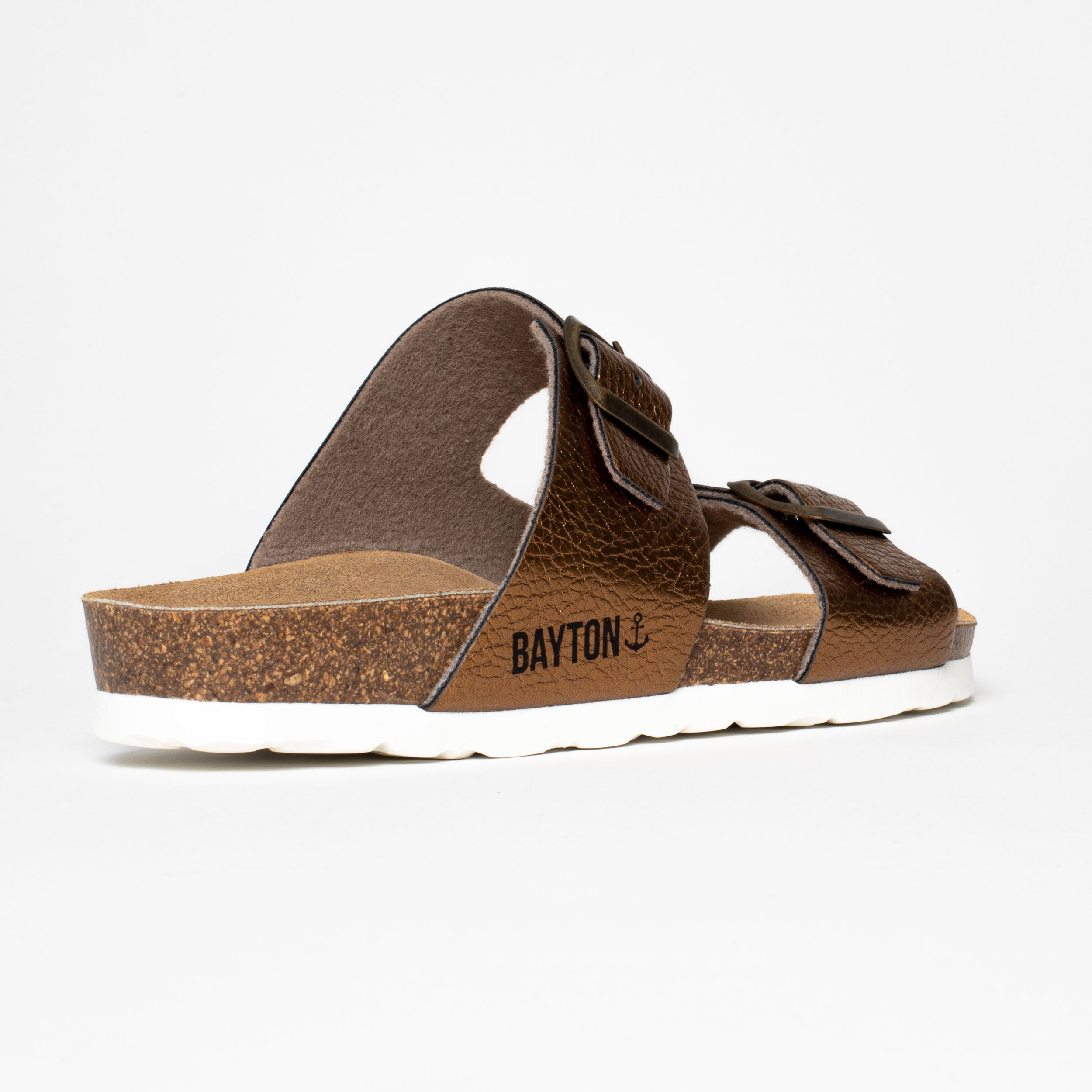 Pura Bronze 2 Strap Sandals