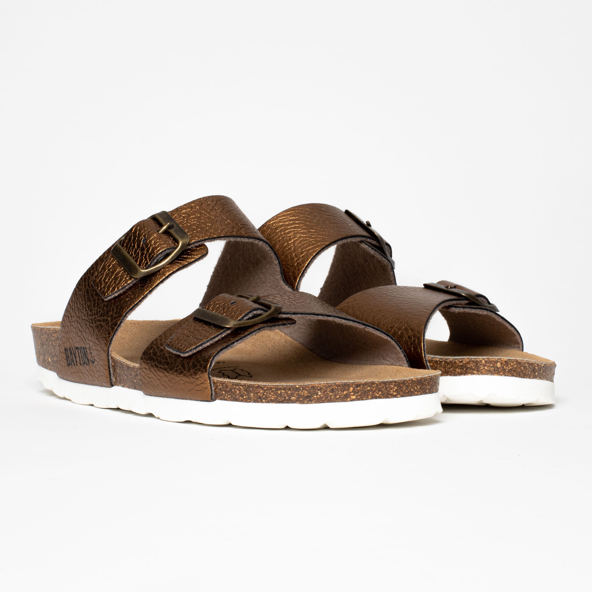 Pura Bronze 2 Strap Sandals