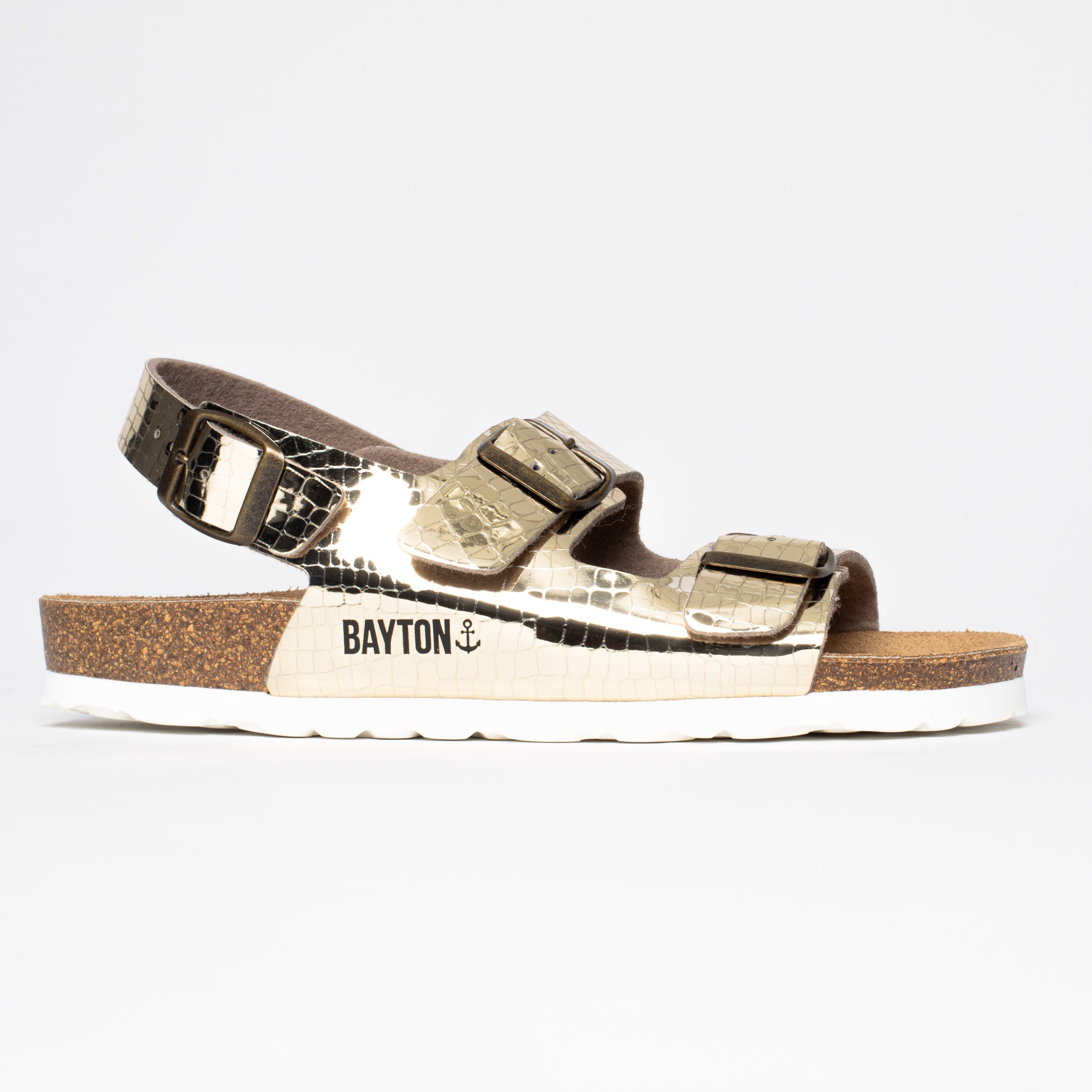 Achille Platinium Multi-Strap Sandals