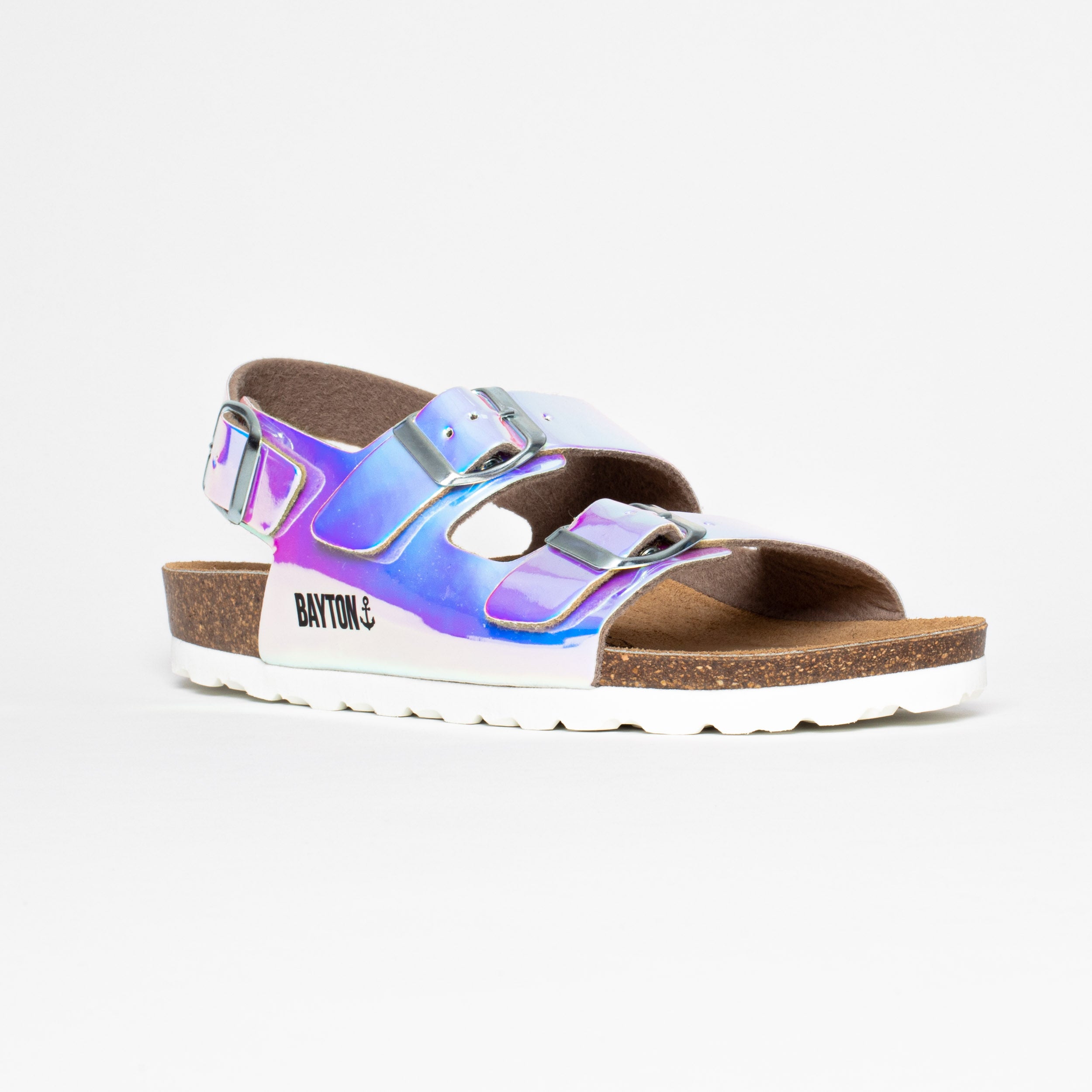 Congo Blue Multi-Straps Reflected Sandals