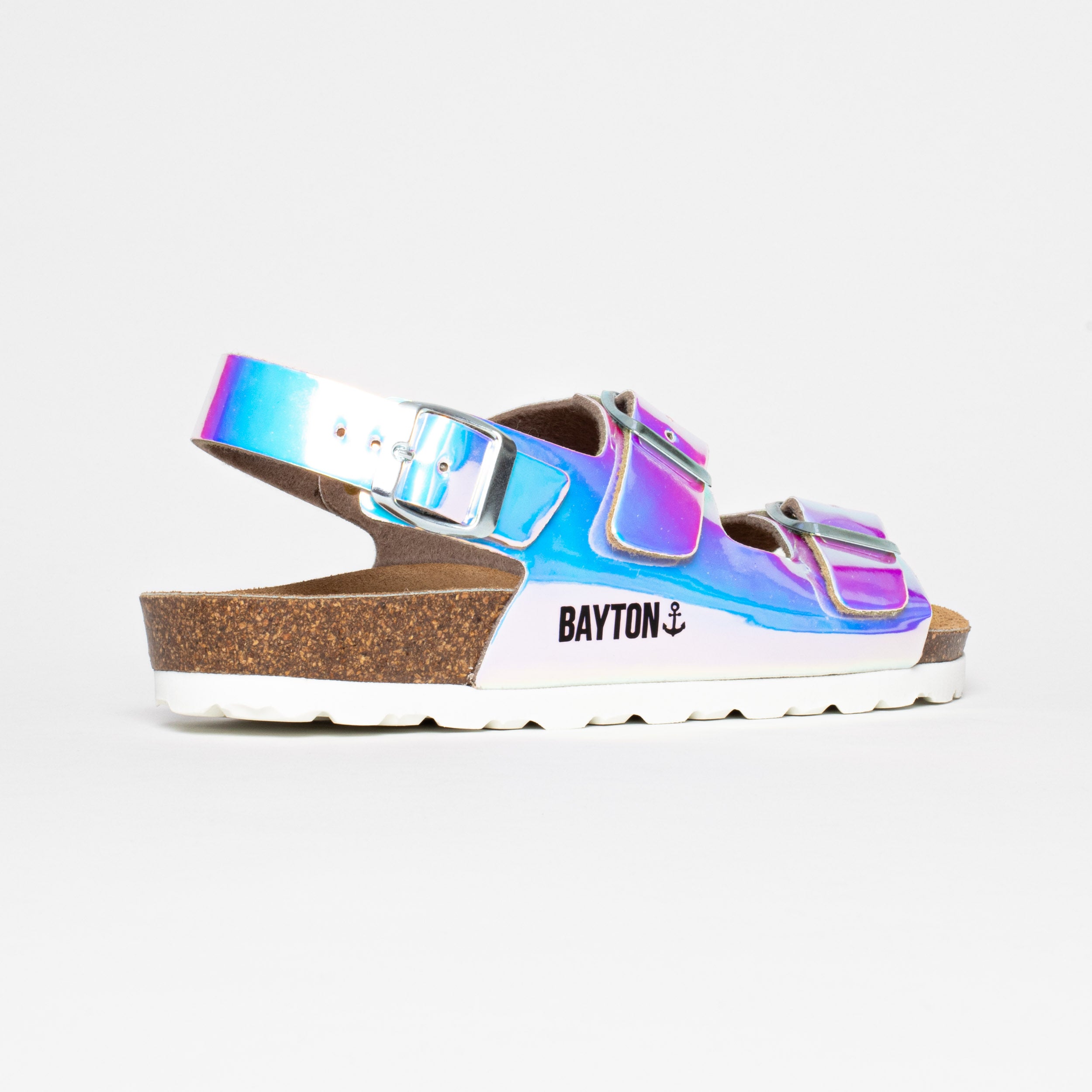 Congo Blue Multi-Straps Reflected Sandals