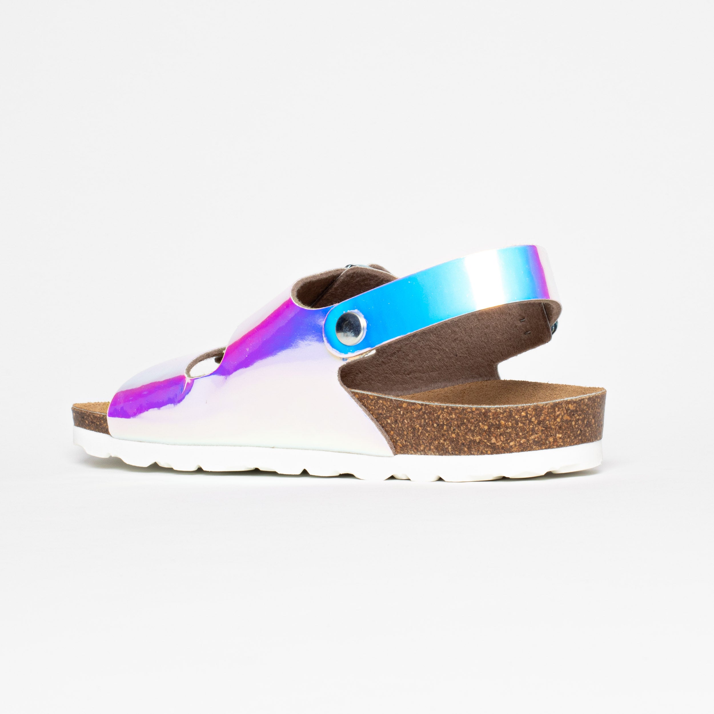 Congo Blue Multi-Straps Reflected Sandals