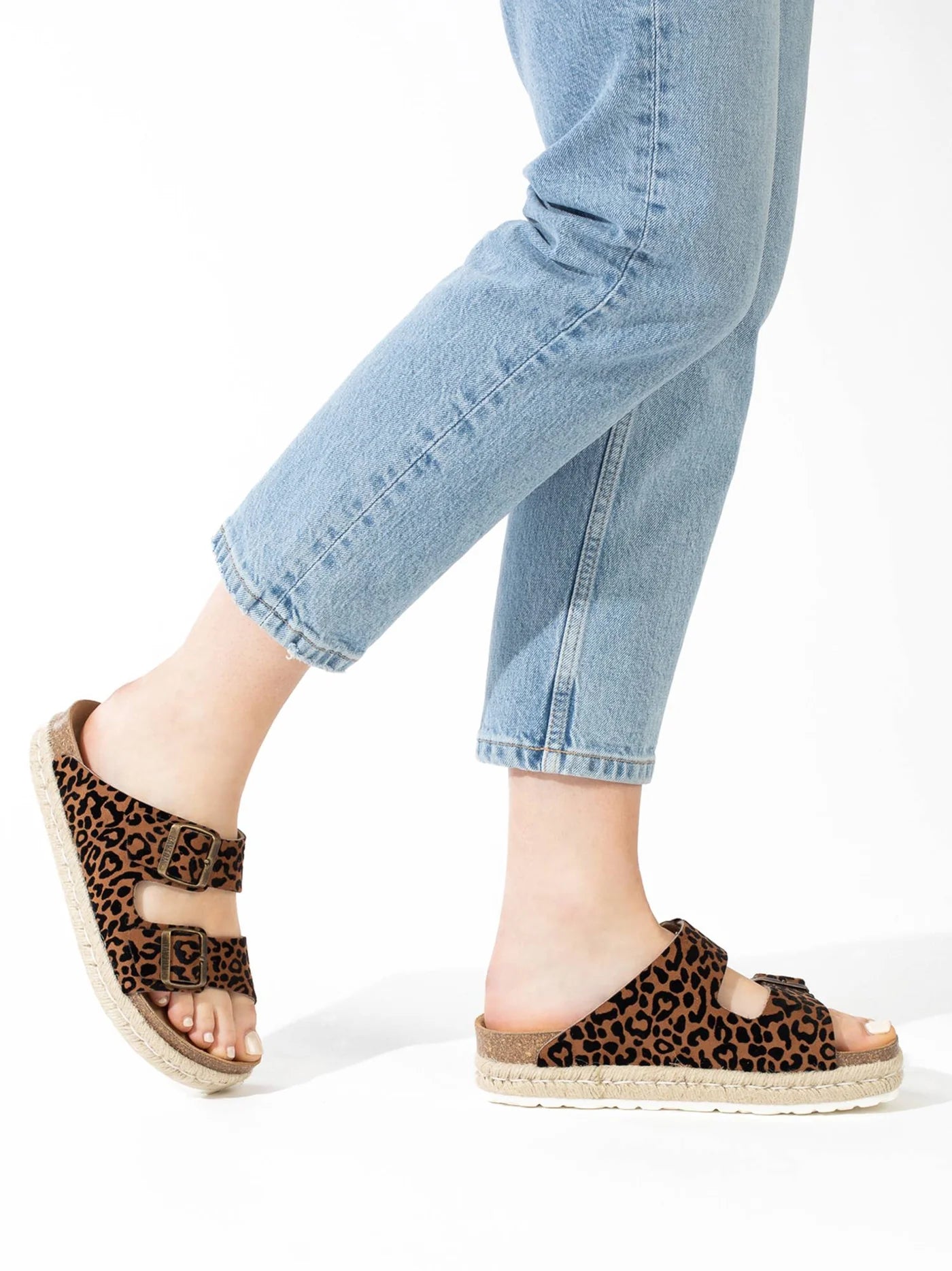 Alcee Leopard Platform Sandals