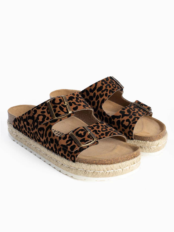 Alcee Leopard Platform Sandals