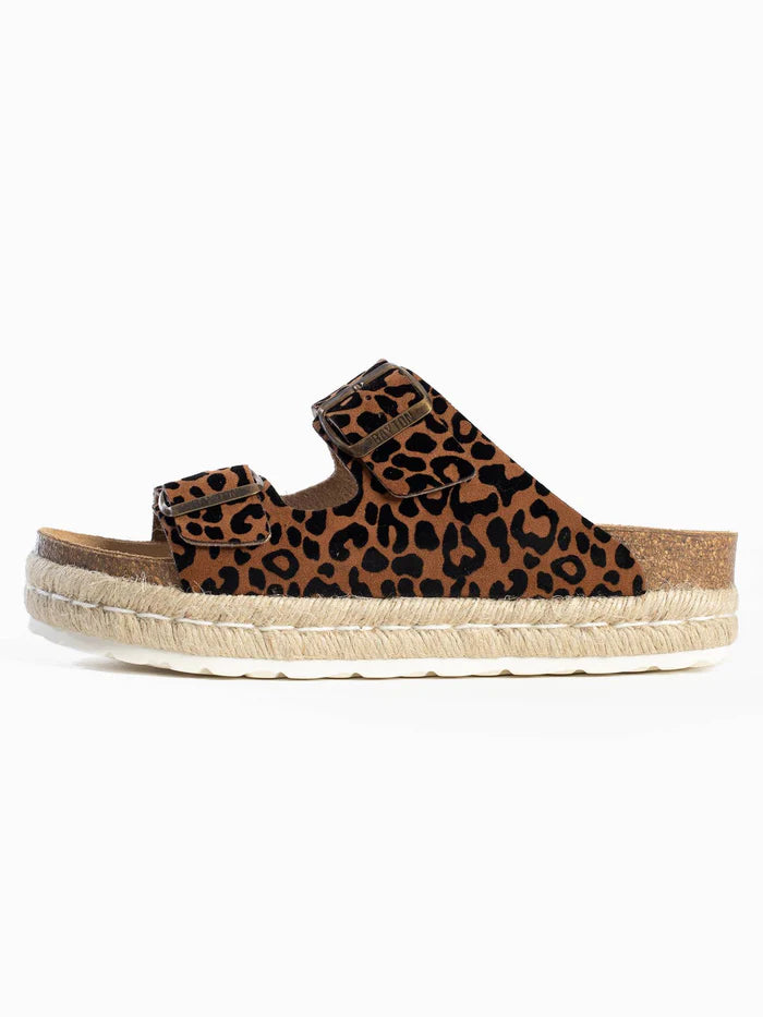 Alcee Leopard Platform Sandals