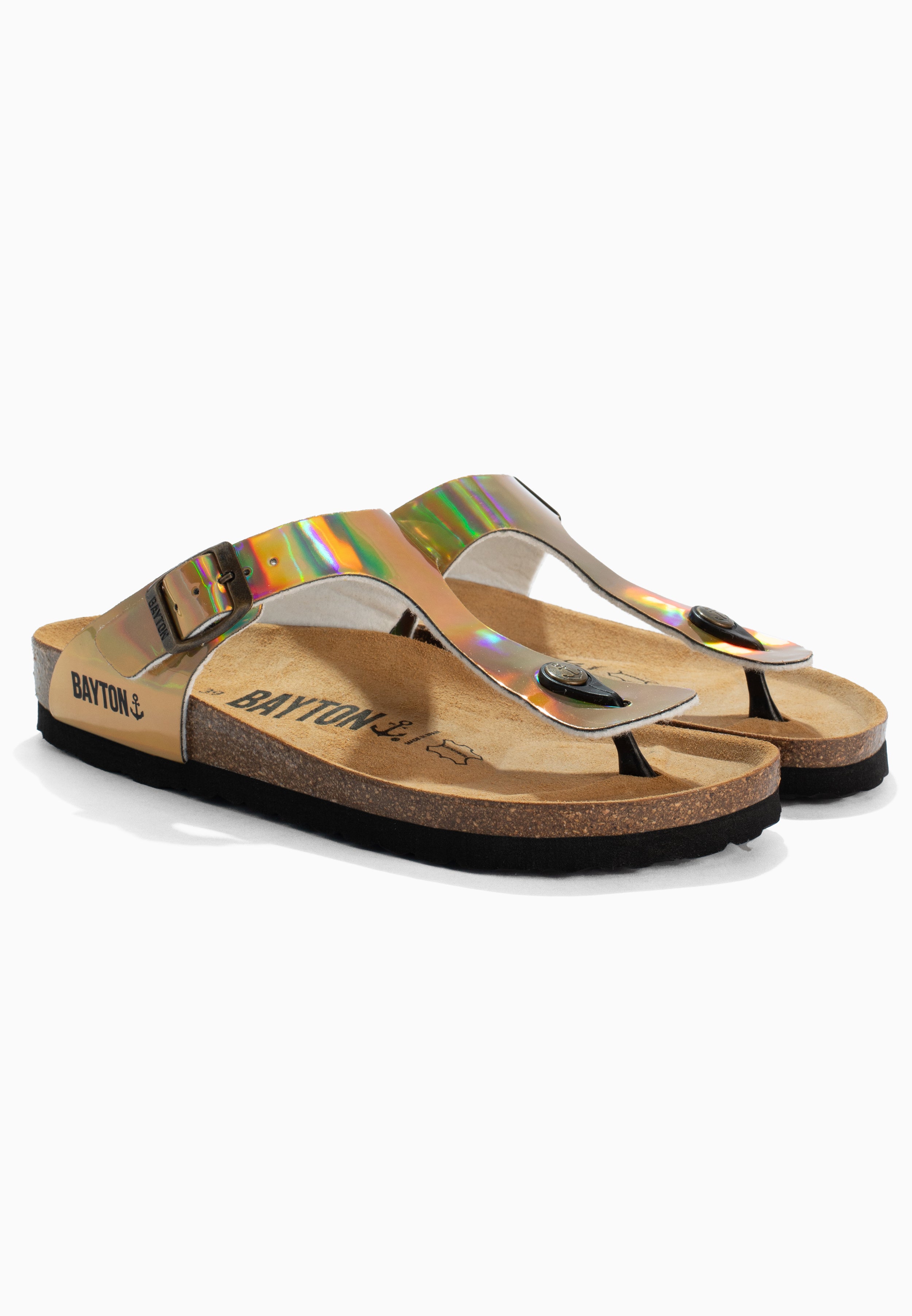 Orange Mercury Toe-Strap Sandals