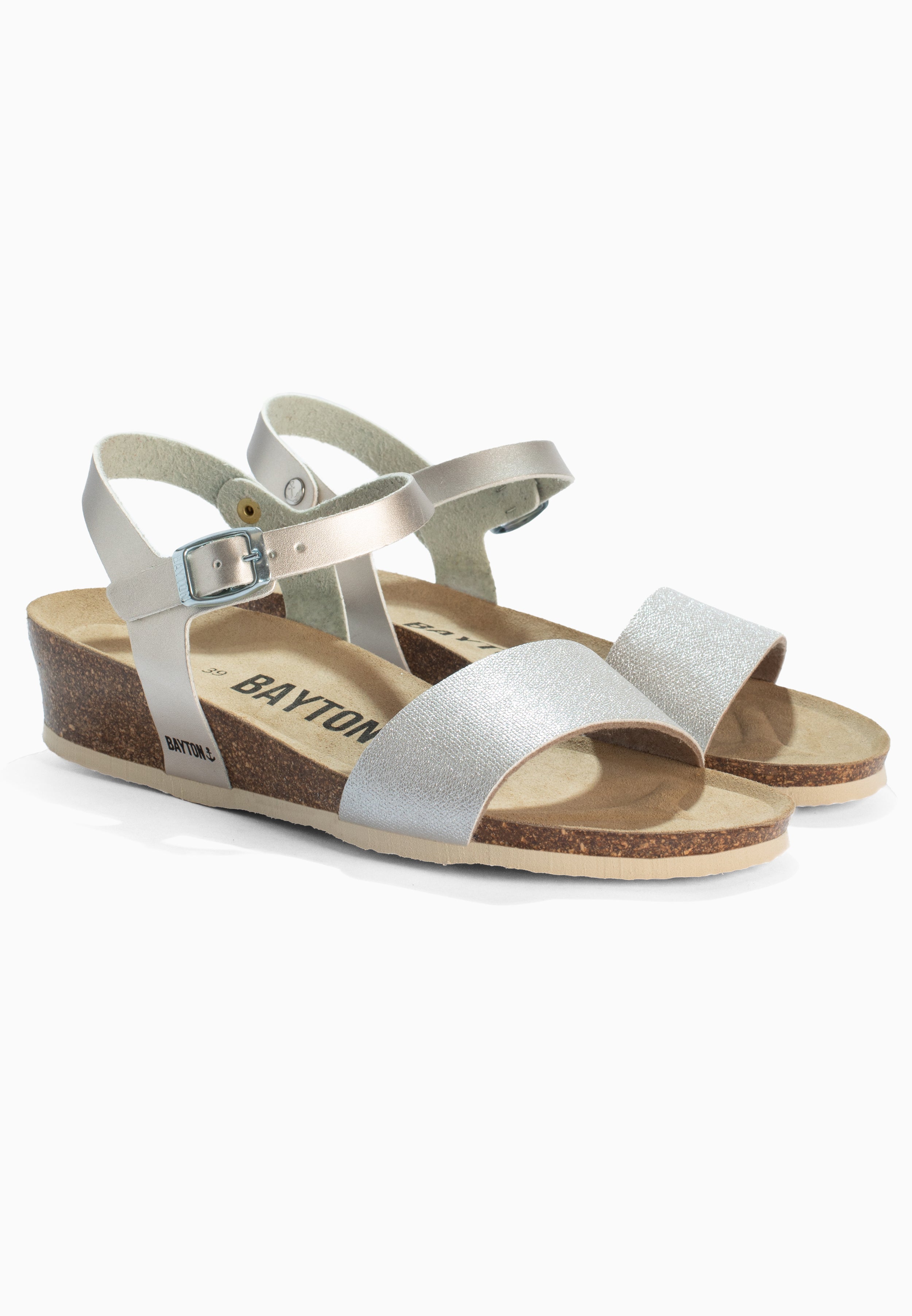 Leganes Silver Wedge and Semi-Wedge Sandals