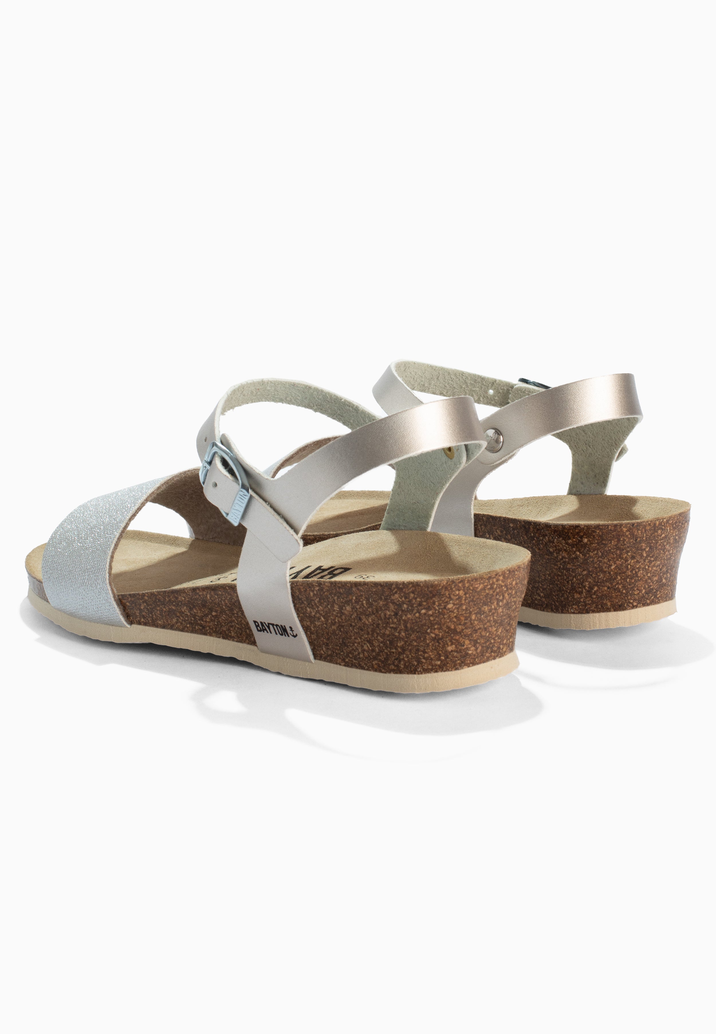 Leganes Silver Wedge and Semi-Wedge Sandals