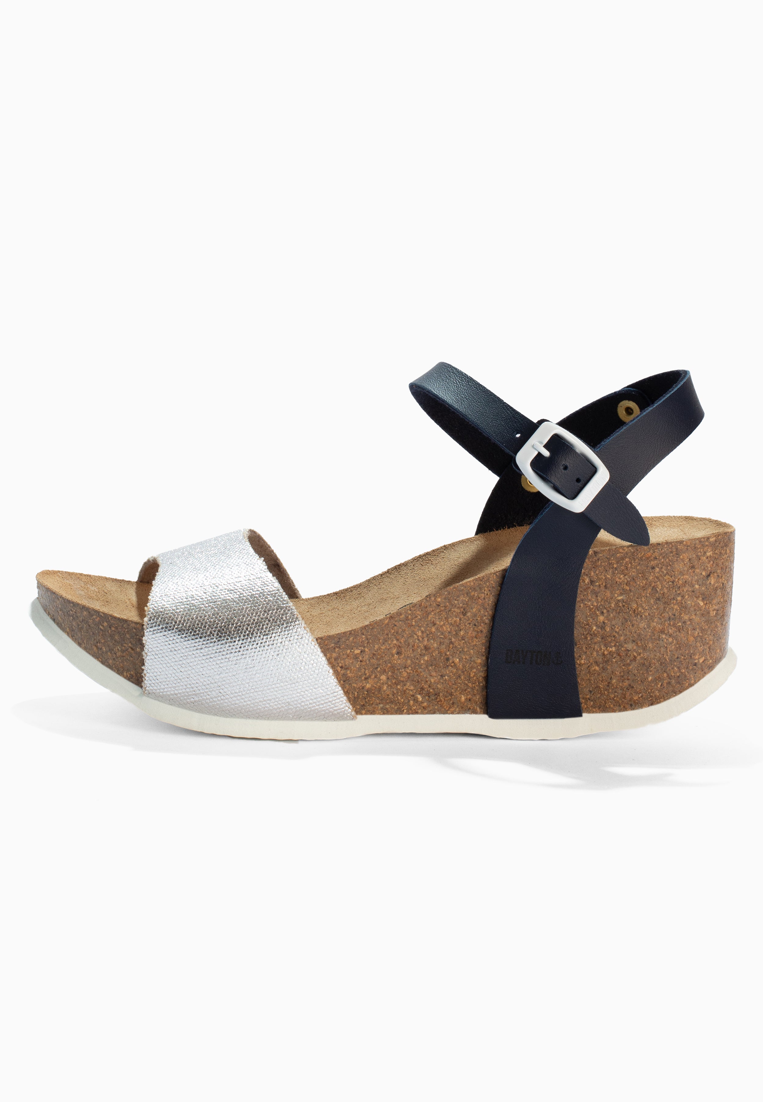 Maya Navy Blue Wedge and Semi-Wedge Sandals