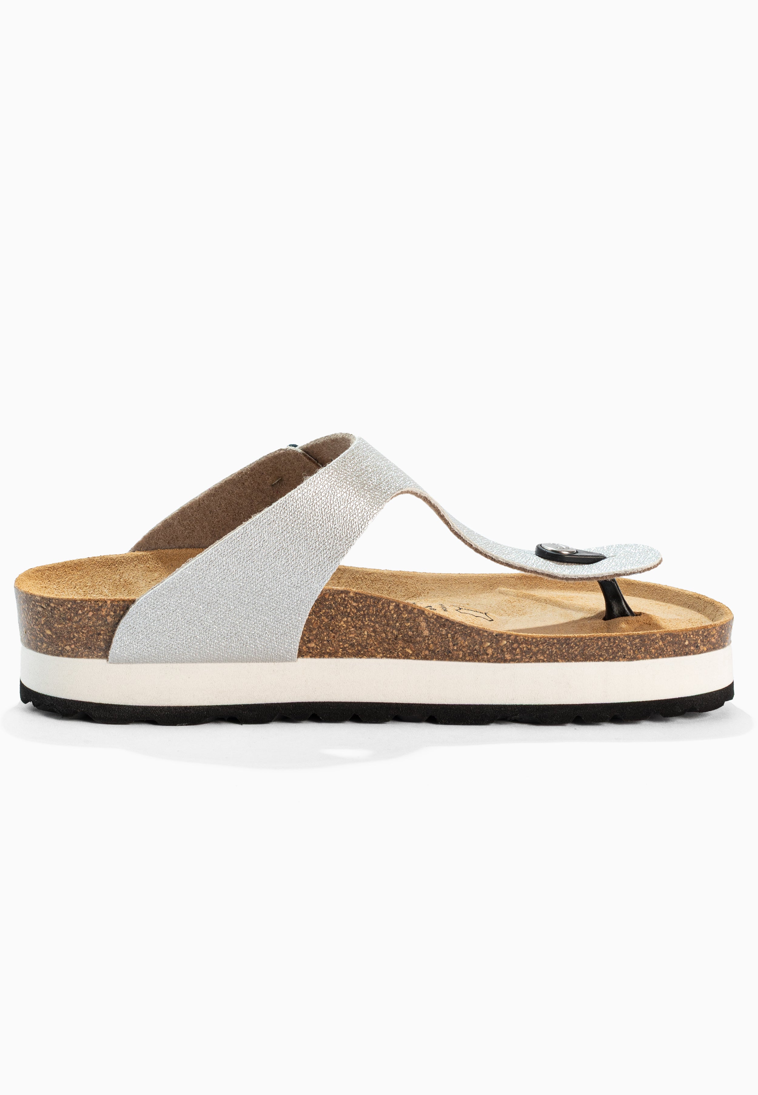 Asturias Silver Platform Sandals