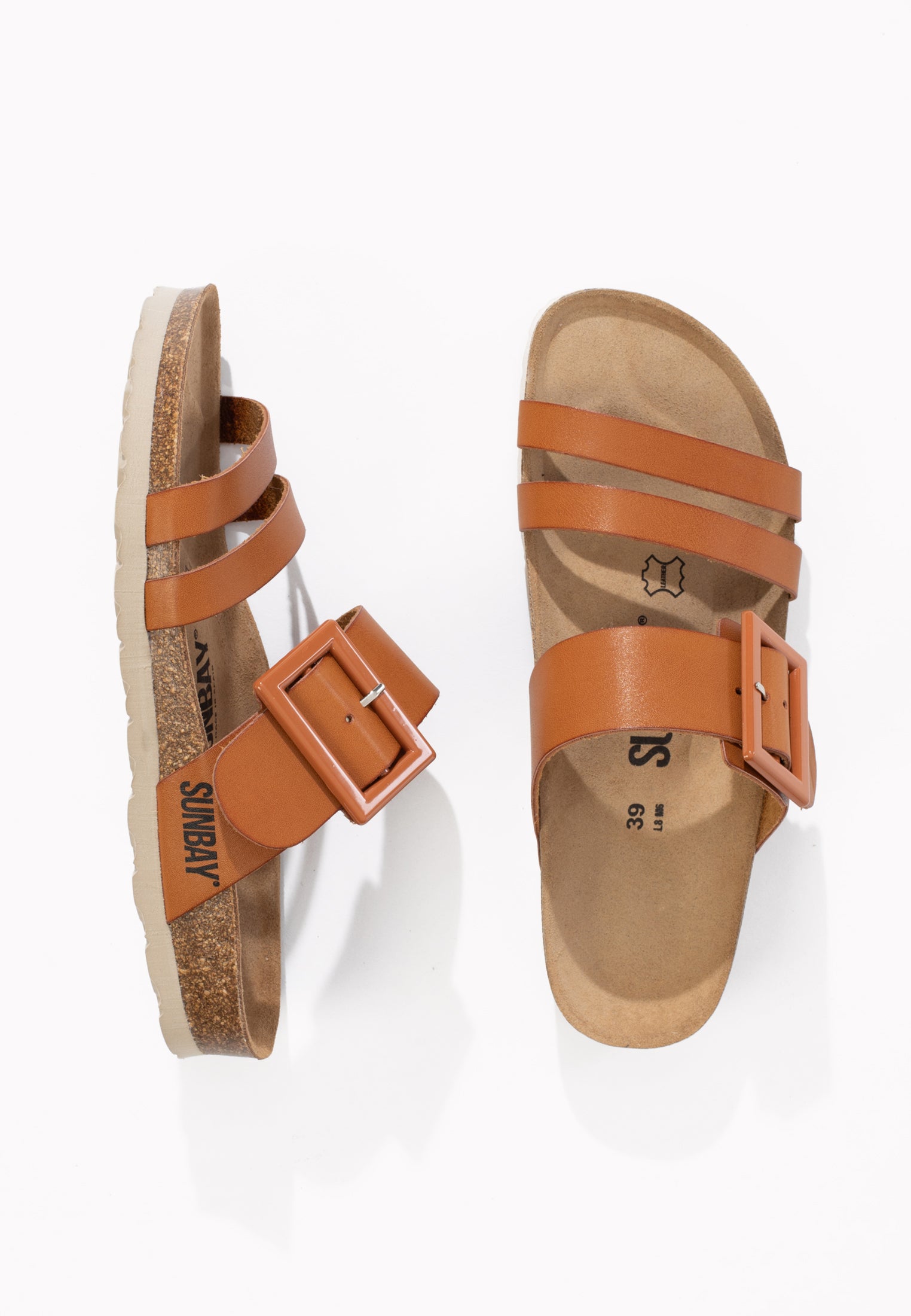 Ferrol Tan Multi-Strap Sandals