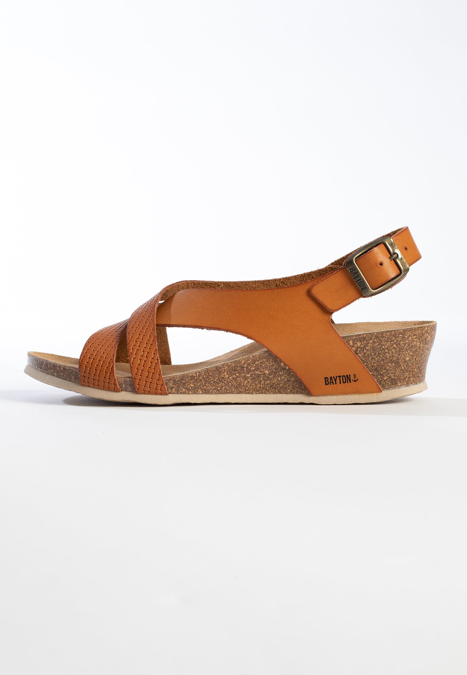 Lucena Tan Wedge and Semi-Wedge Sandals