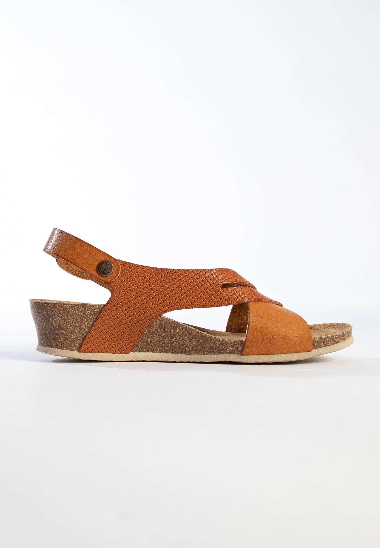 Lucena Tan Wedge and Semi-Wedge Sandals