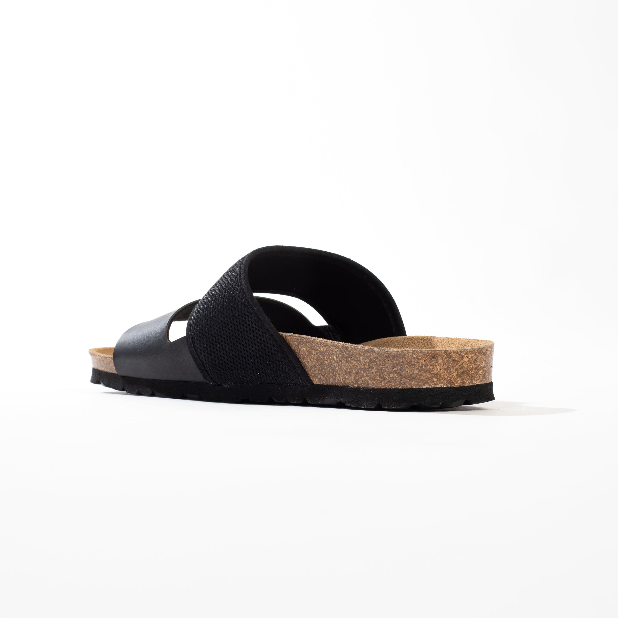 Sora Black 2 Strap Sandals