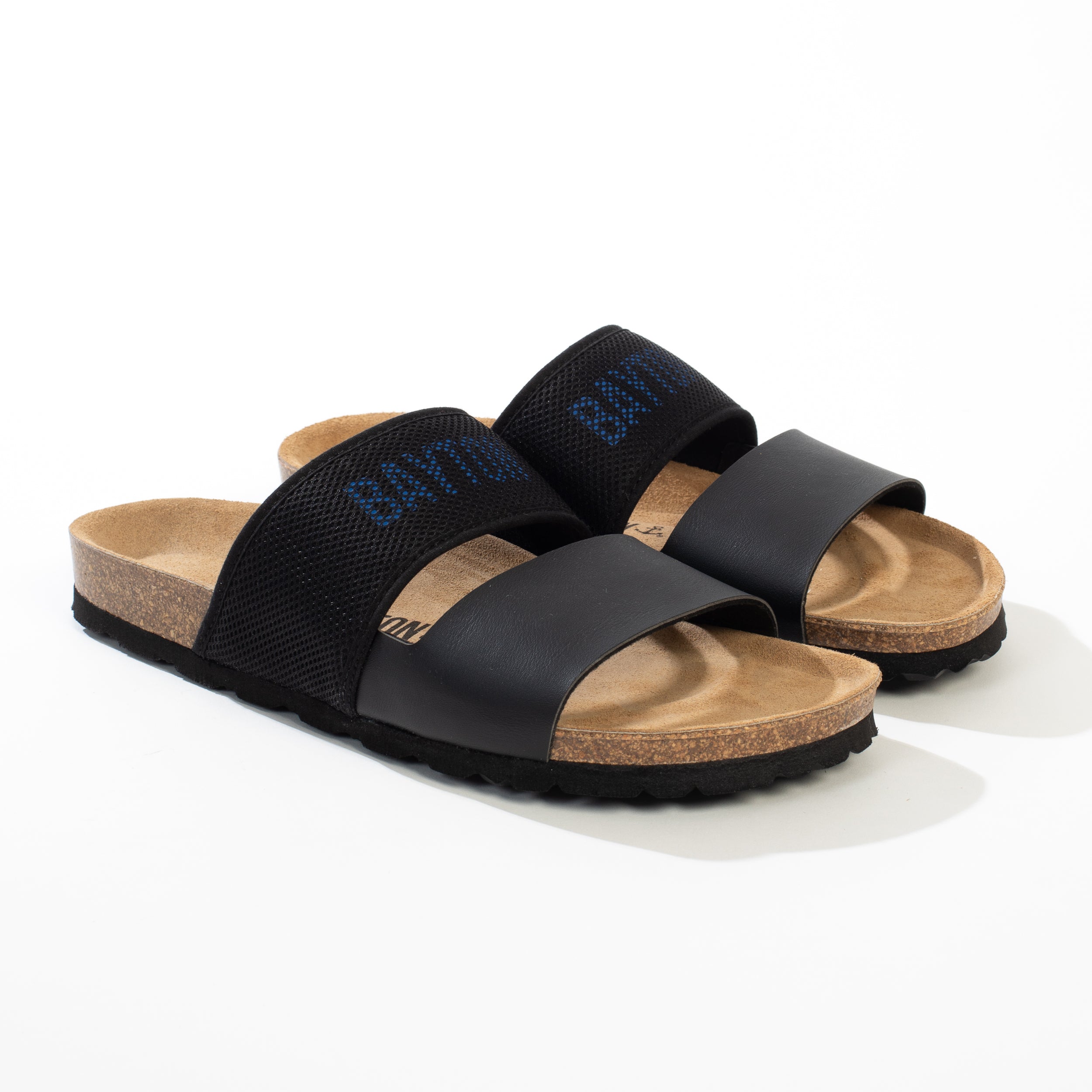 Sora Black 2 Strap Sandals