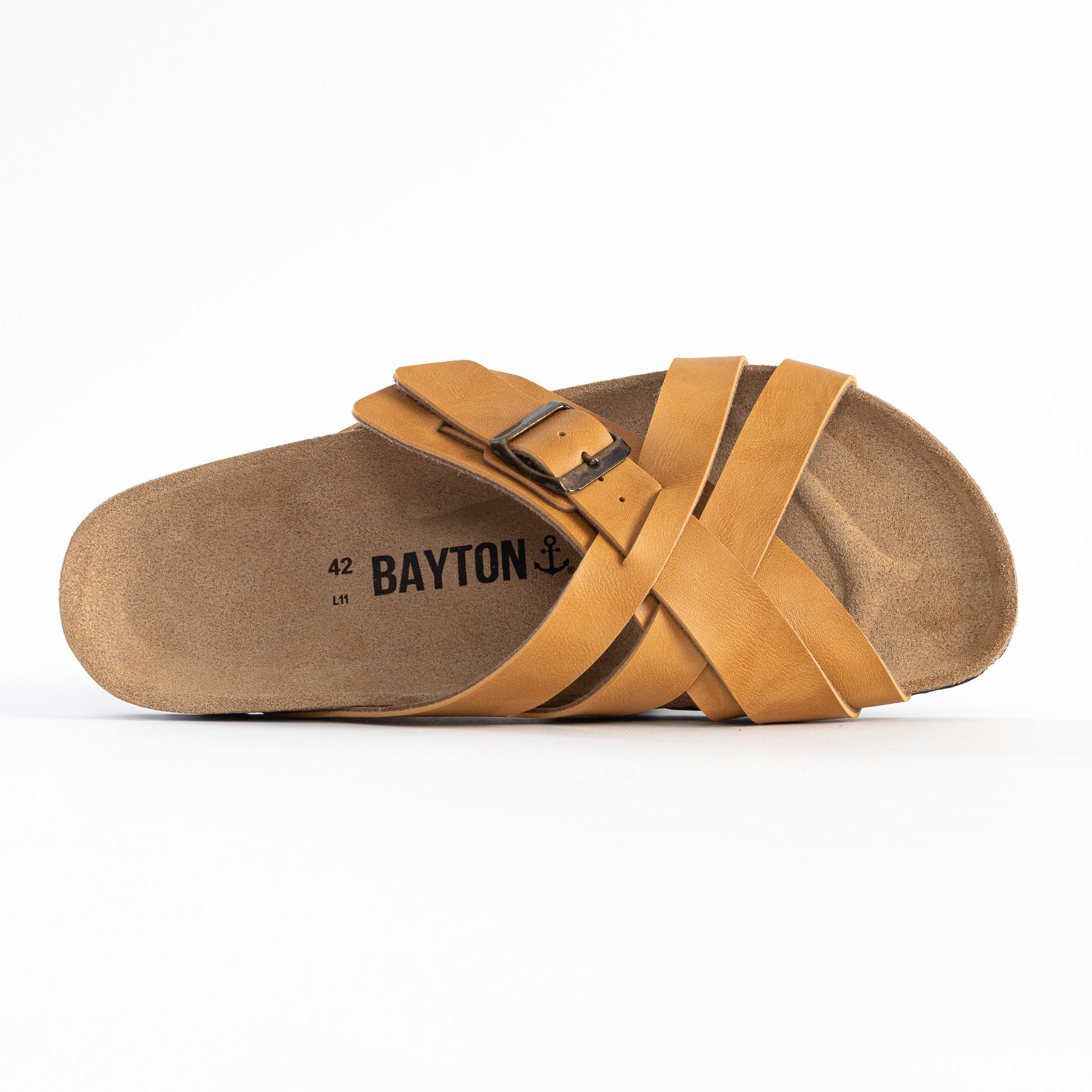 Rieti Camel Multi-Strap Sandals