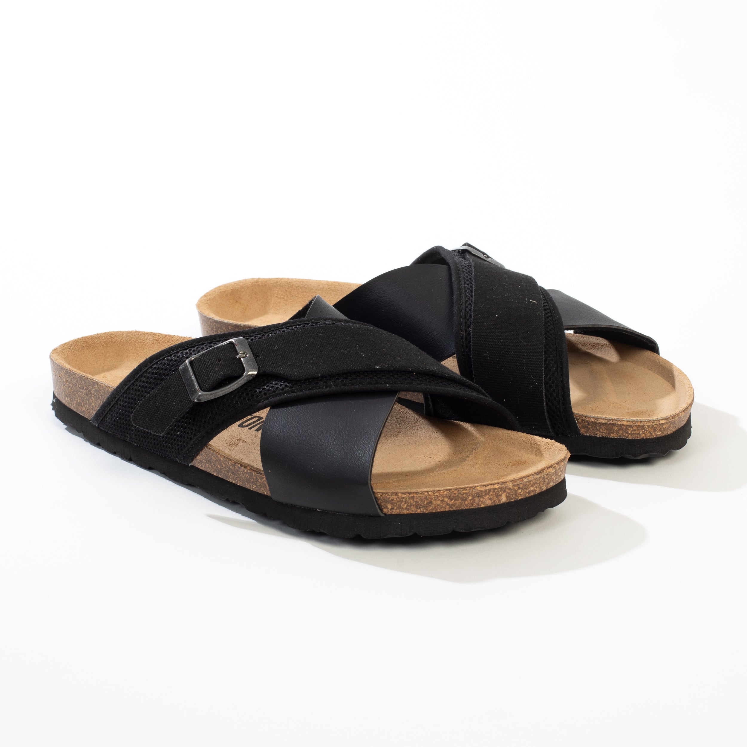 Sandalias Arezzo 2 Tiras Negro