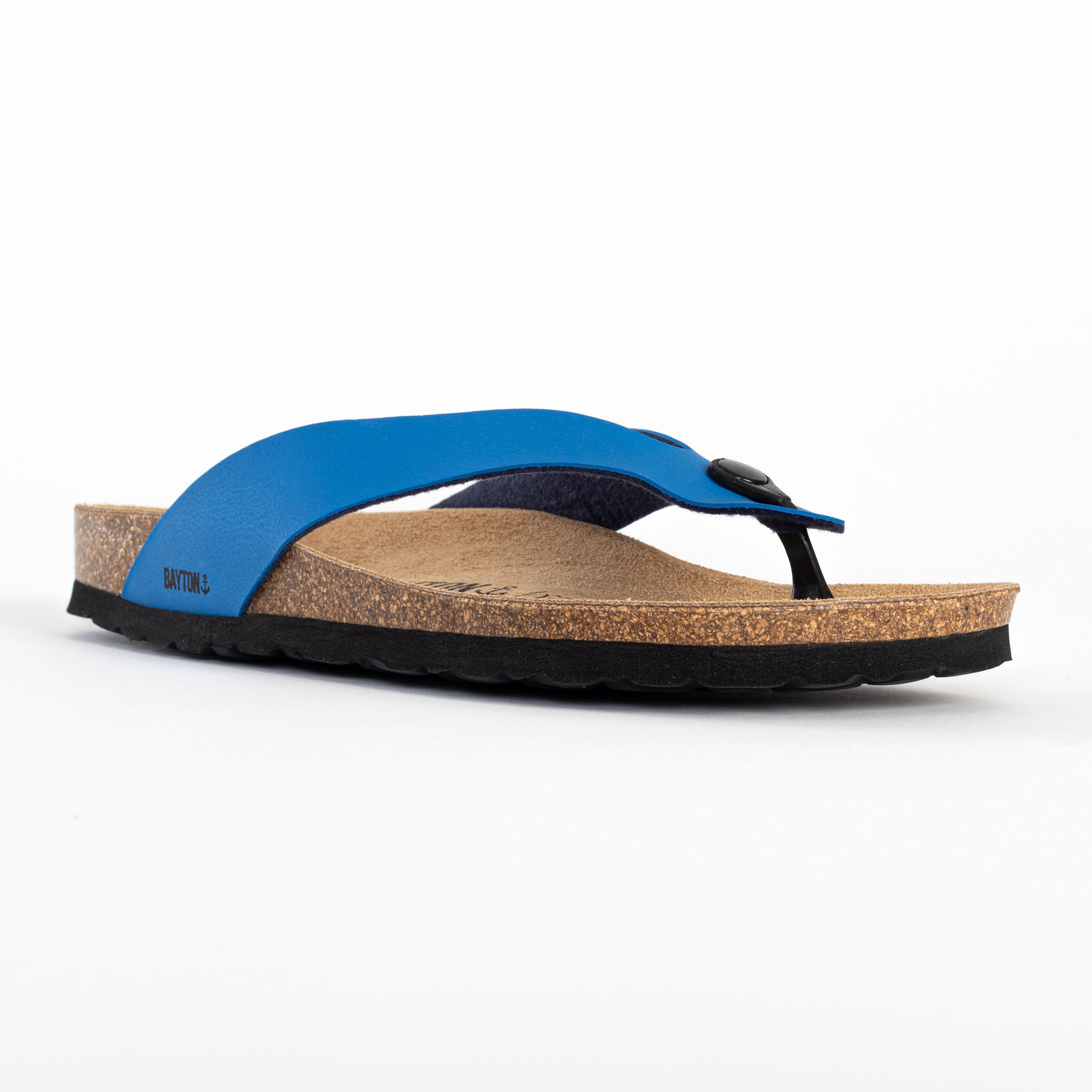 Lucca 2 Straps Duck Blue Toe-Thong Sandals