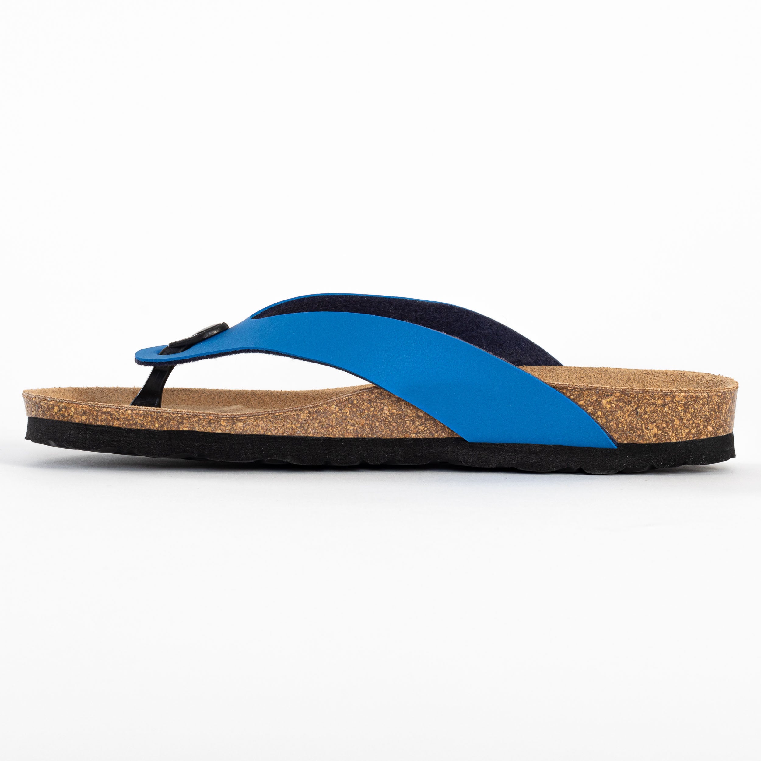 Lucca 2 Straps Duck Blue Toe-Thong Sandals