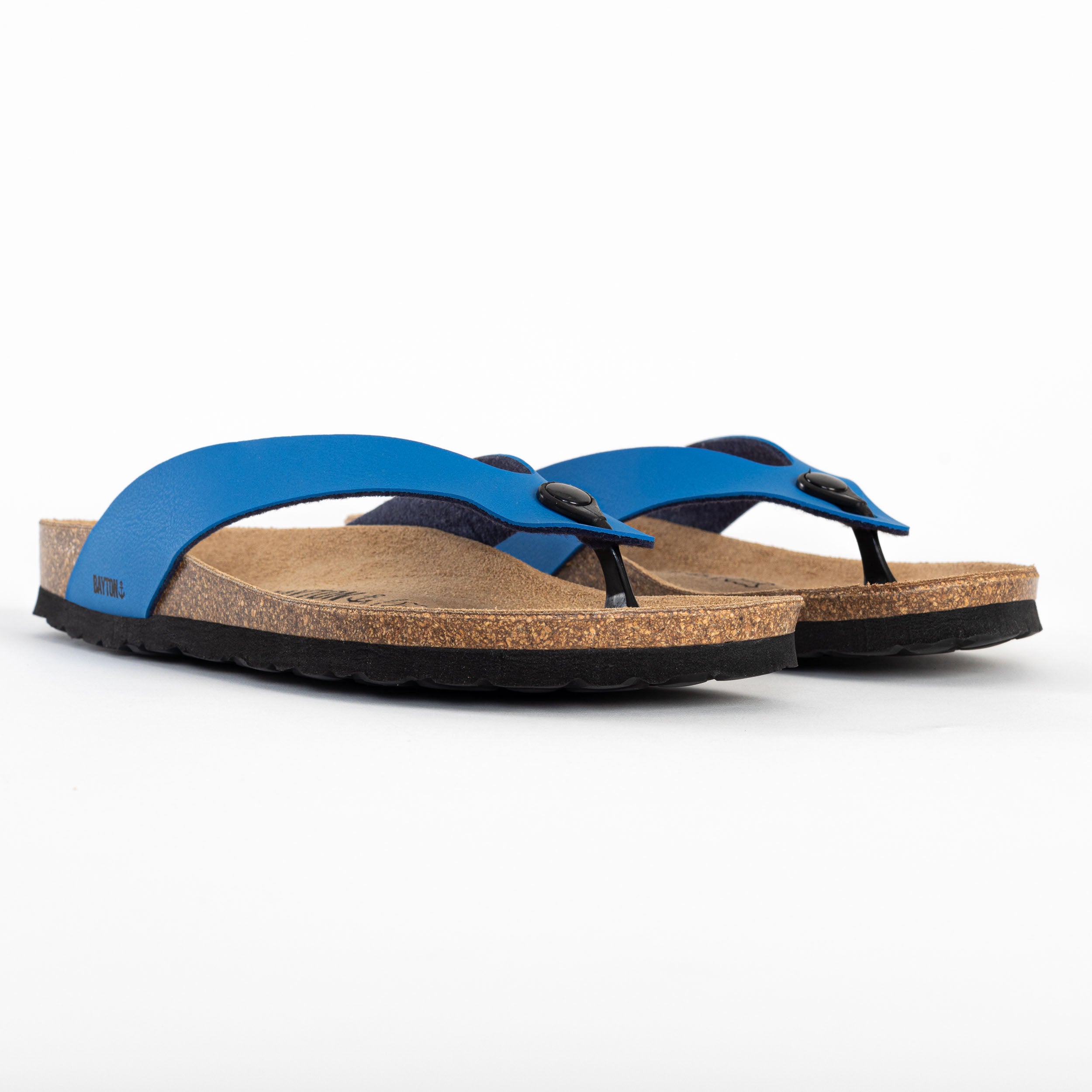 Lucca 2 Straps Duck Blue Toe-Thong Sandals