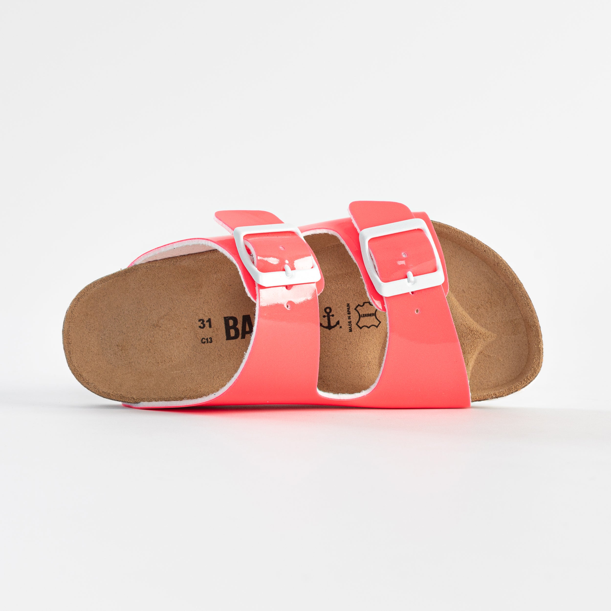 Sandales Atlas 2 Brides Rose Fluo