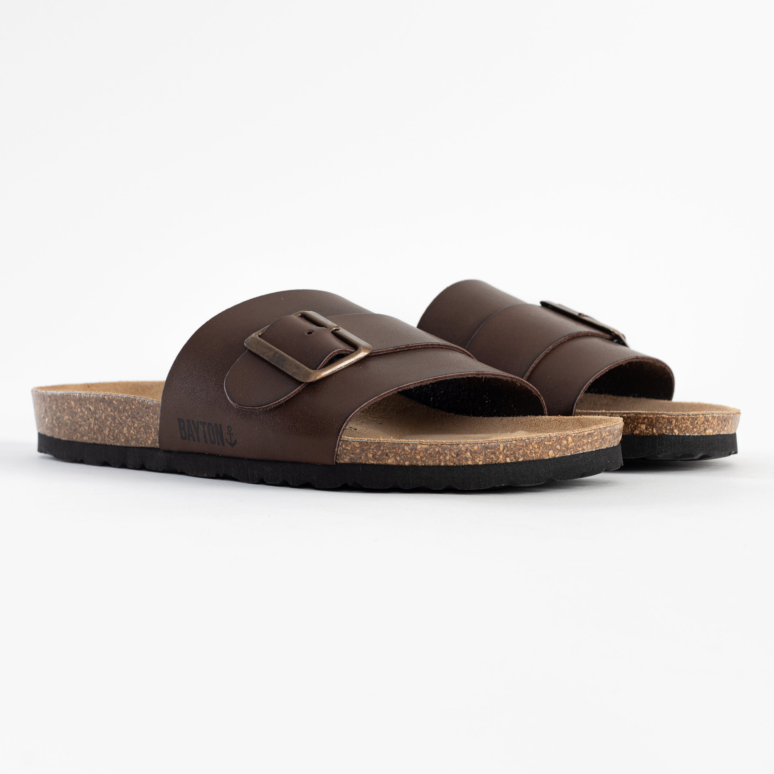 Brown Sombrero 1 Strap Sandals