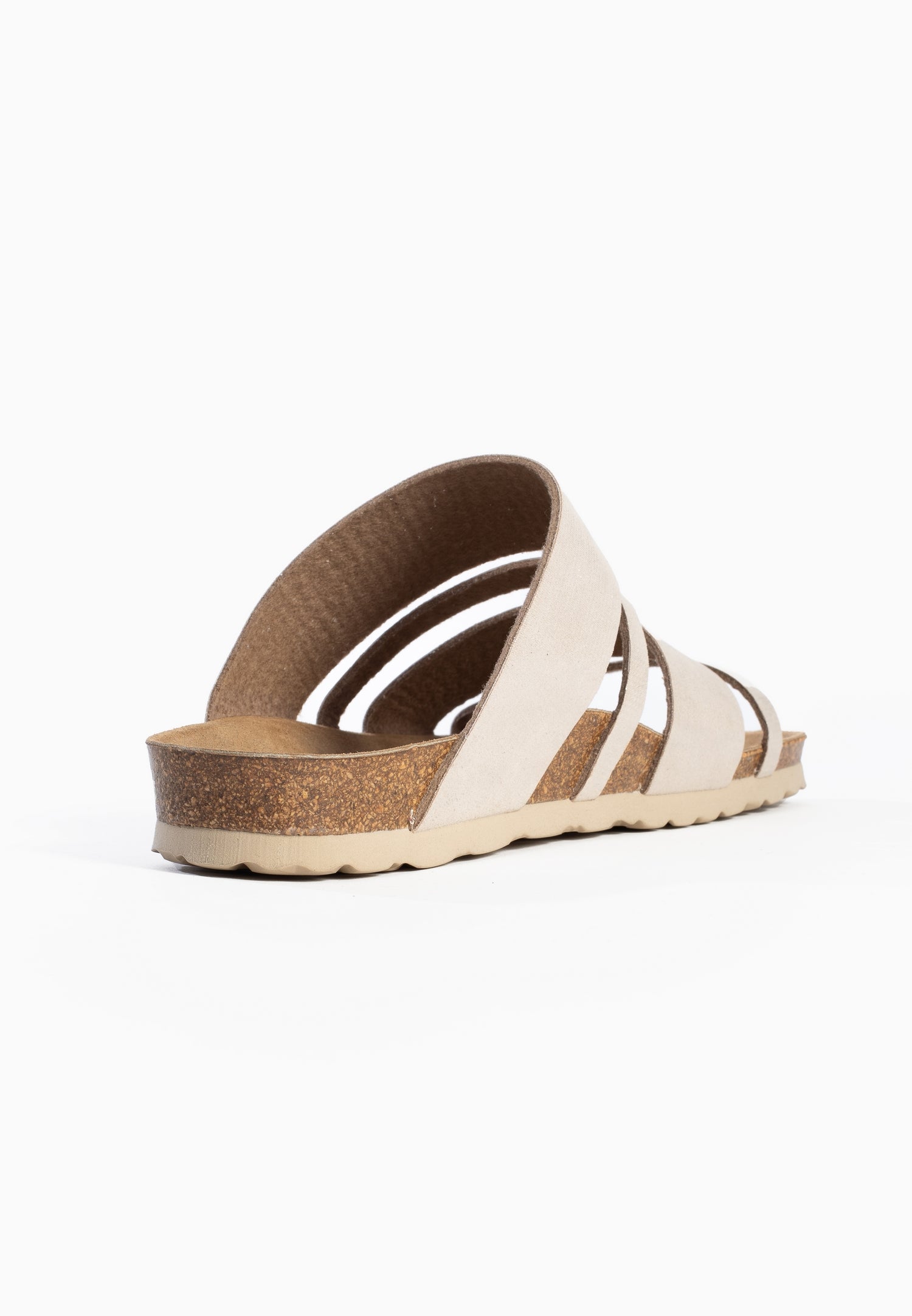 Leiria Beige Multi-Strap Sandals