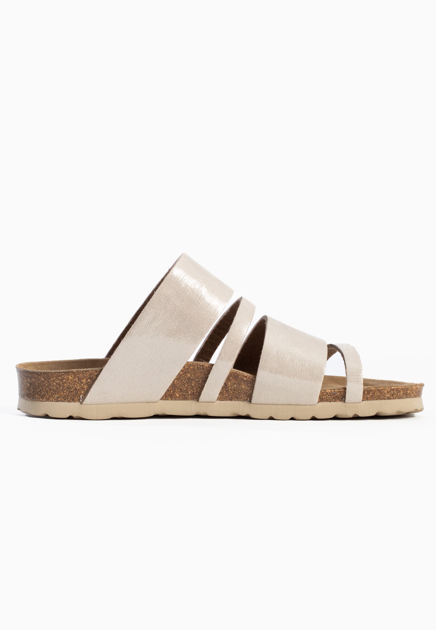 Leiria Beige Multi-Strap Sandals