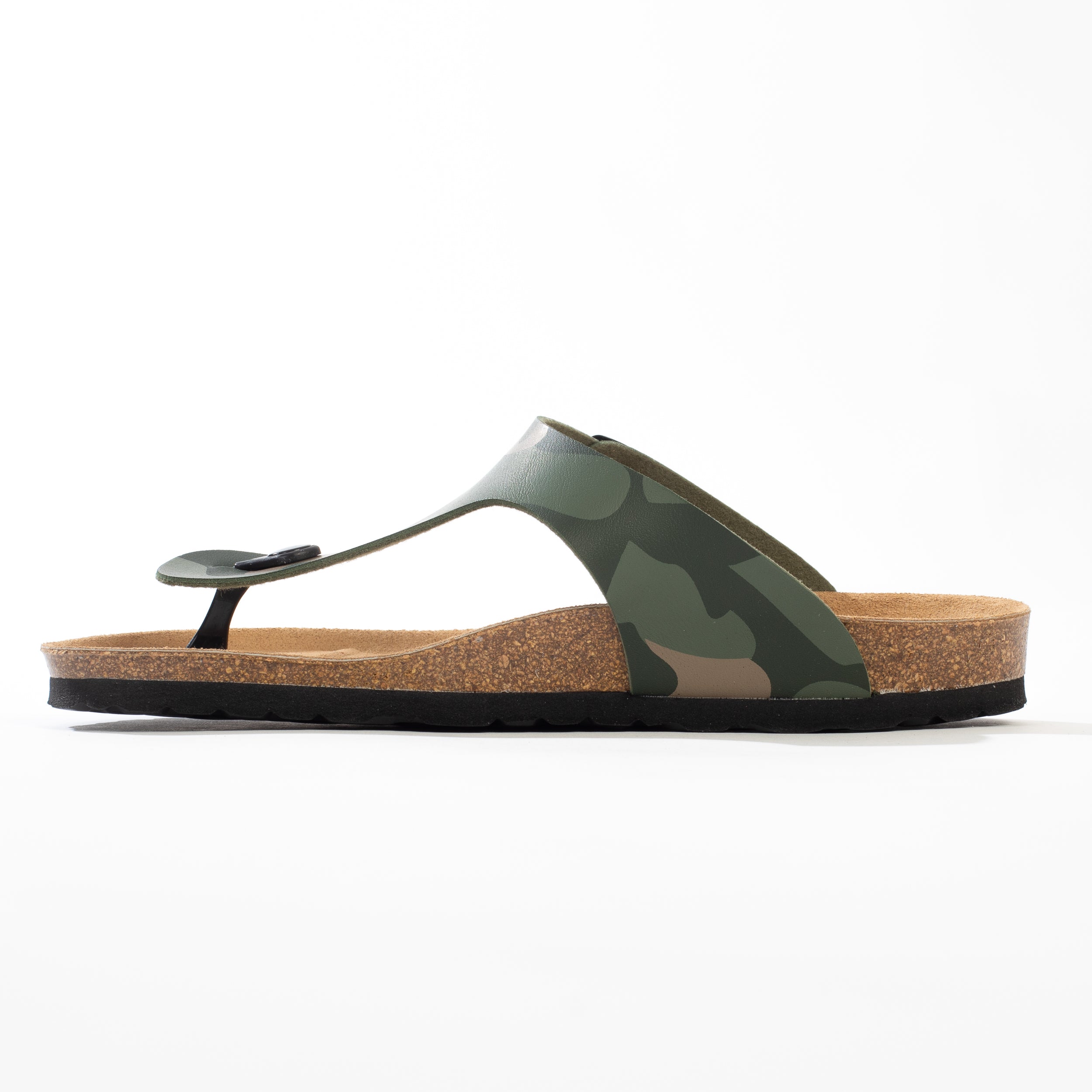 Sandales Mercure Kaki Camouflage à Entre-Doigts